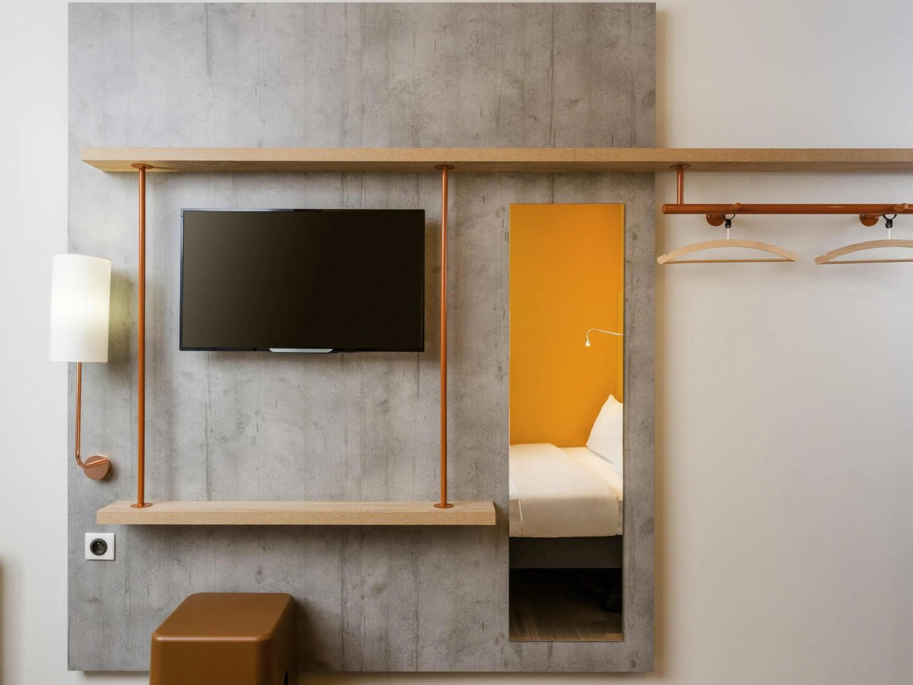 Bedroom, Bed in Ibis Budget Nangy Annemasse