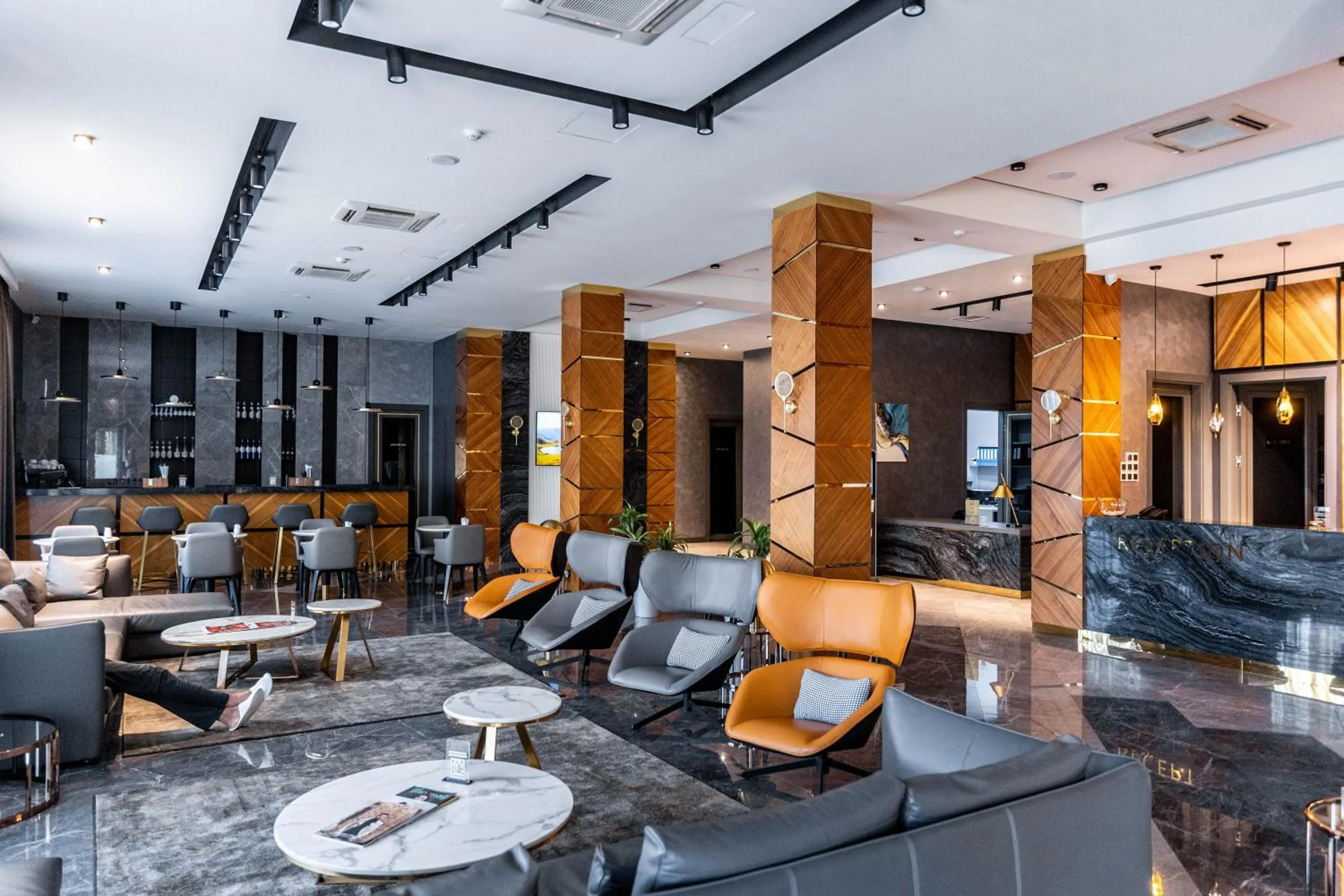 Lobby or reception in Frankfort Hotel and Spa