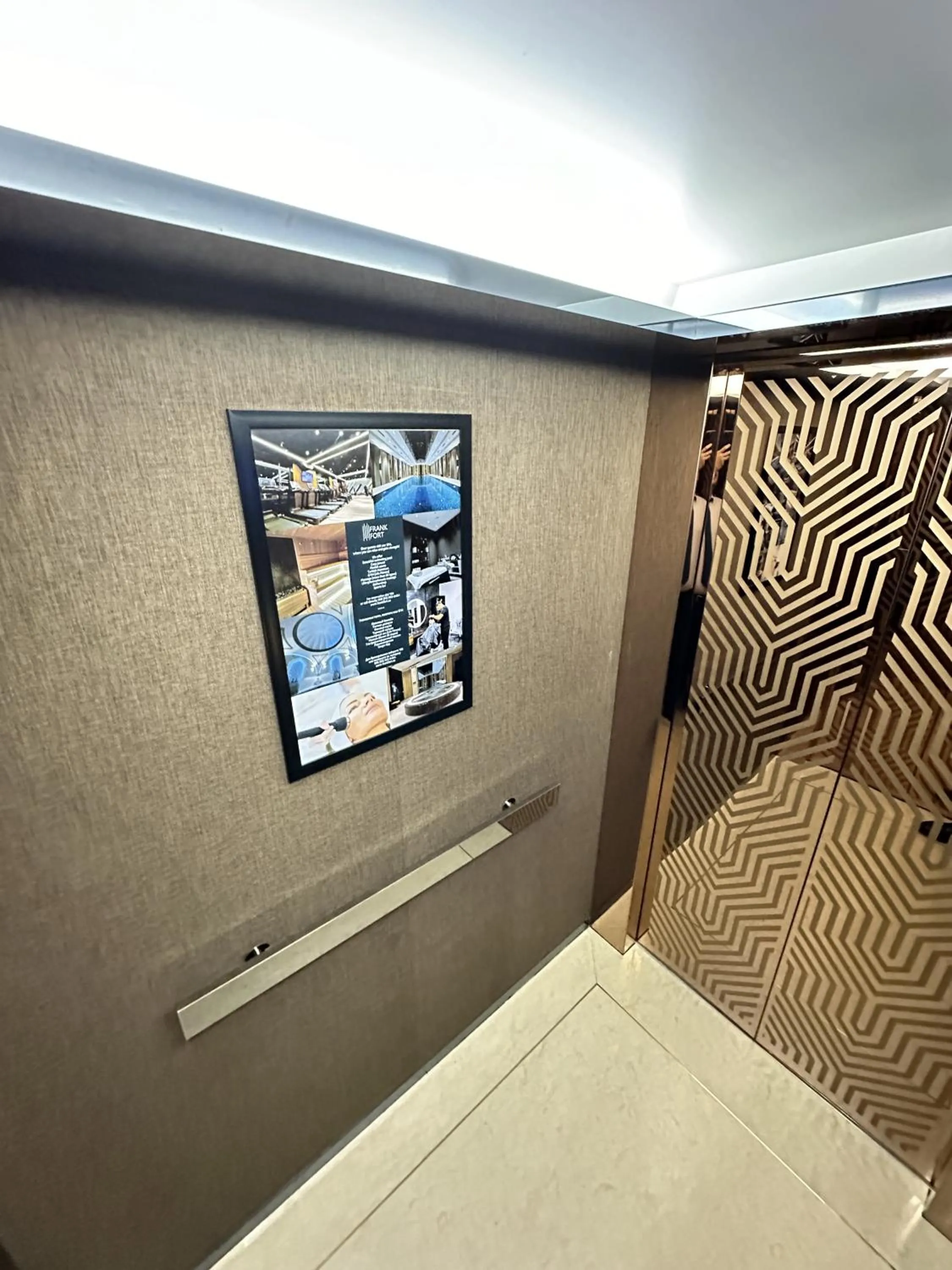 elevator in Frankfort Hotel and Spa