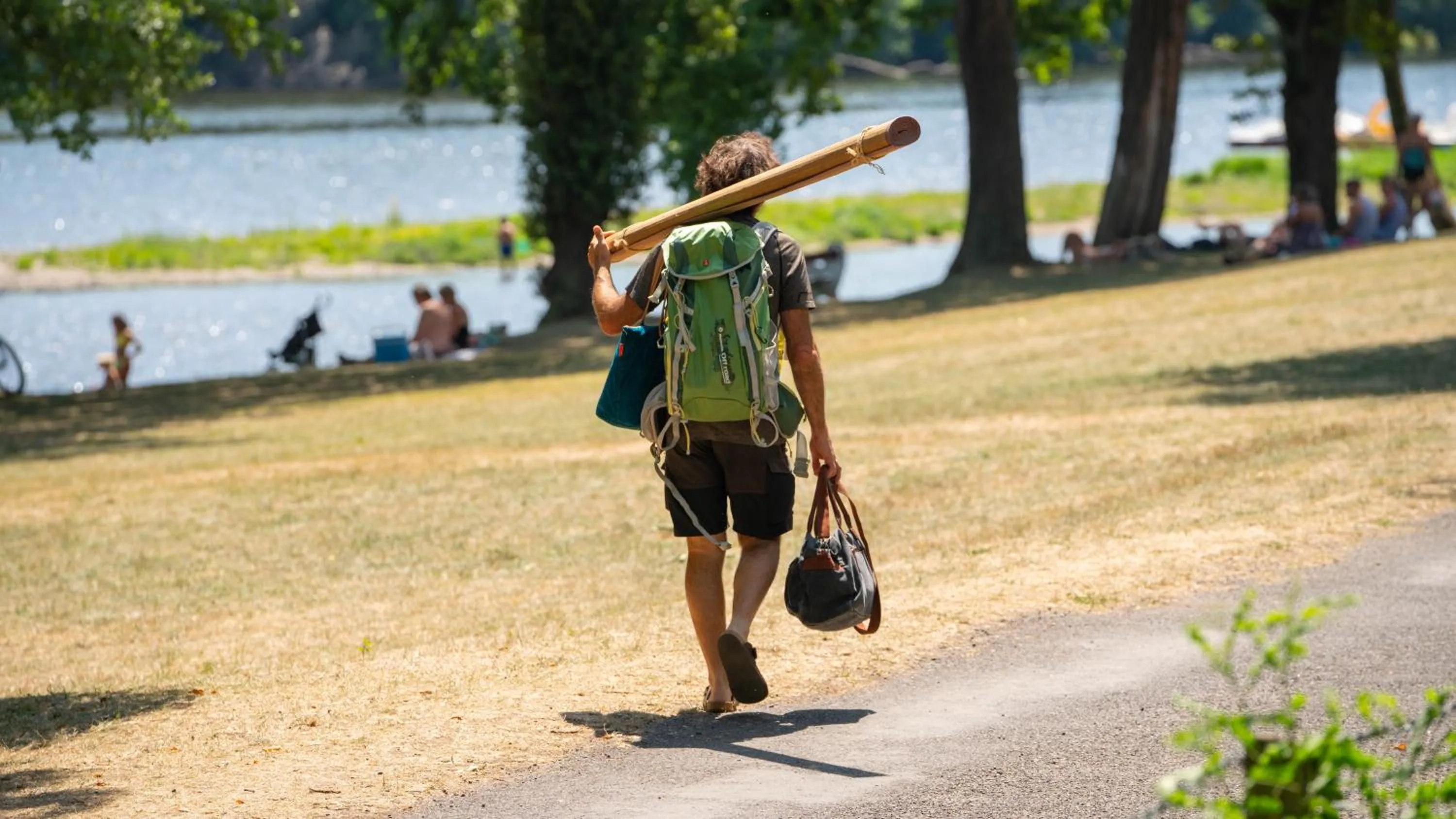 River view in Camping de la Bageasse