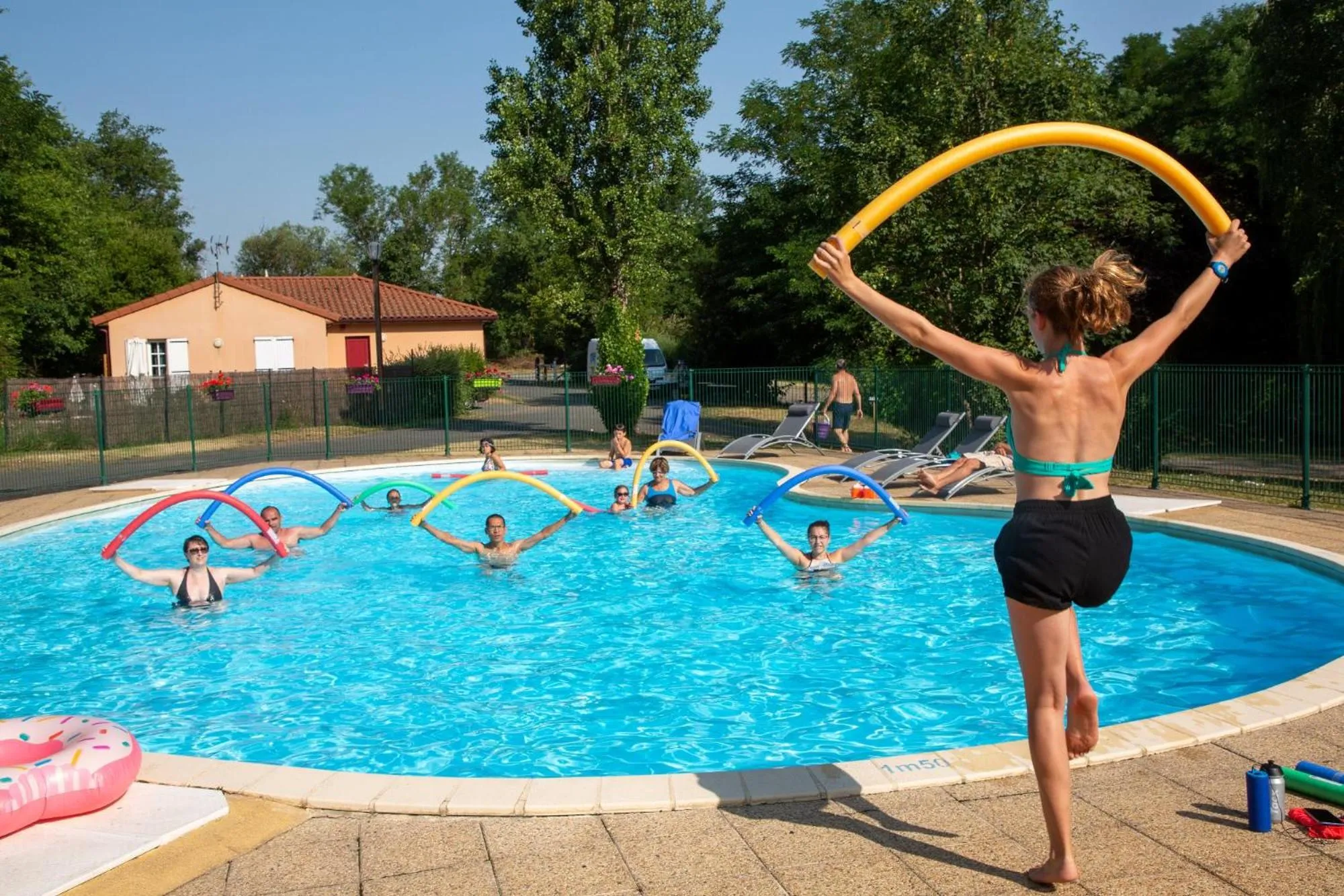 Swimming pool in Camping de la Bageasse