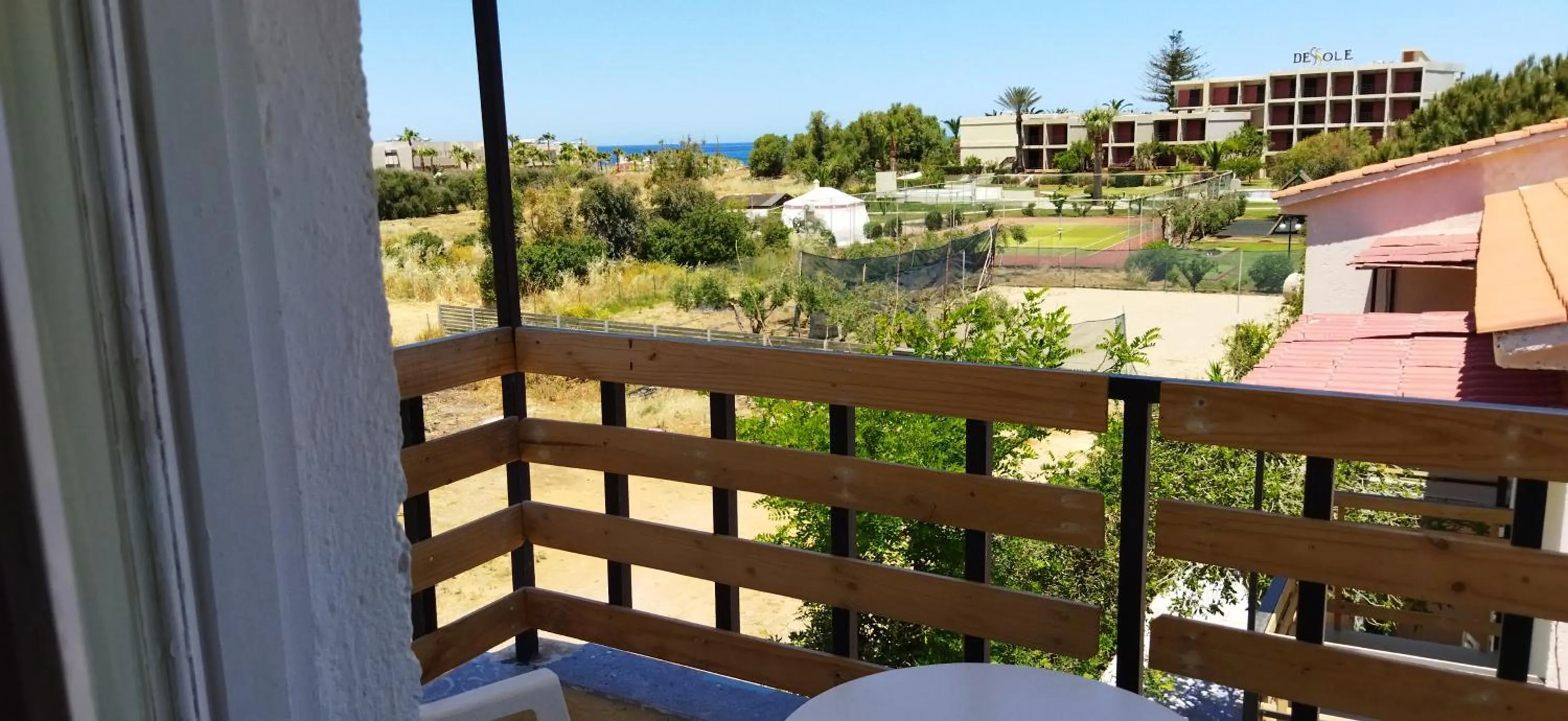 View (from property/room) in Cleo Rooms 250m from the beach