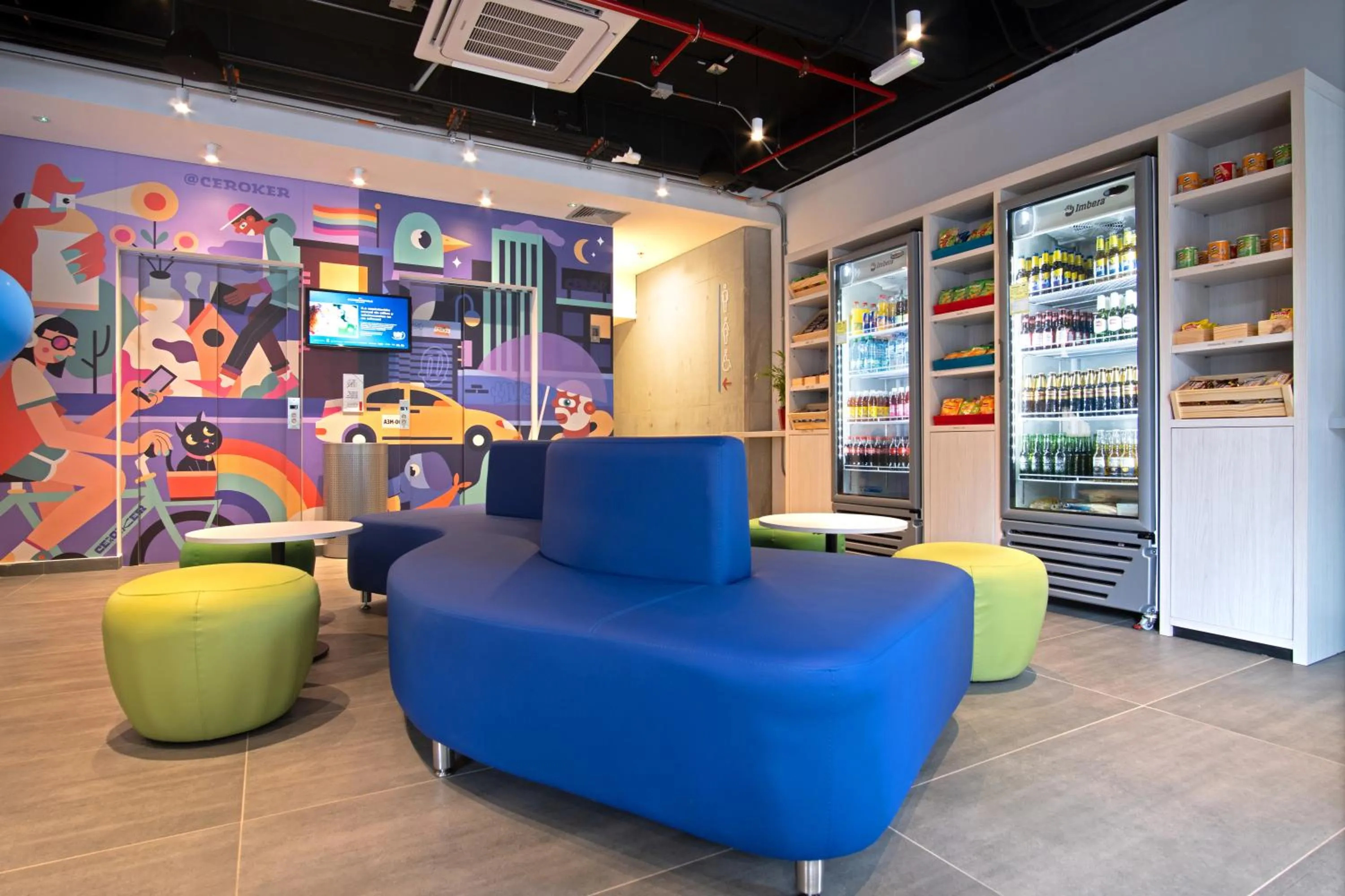 Lobby or reception in ibis budget Bogota Marly