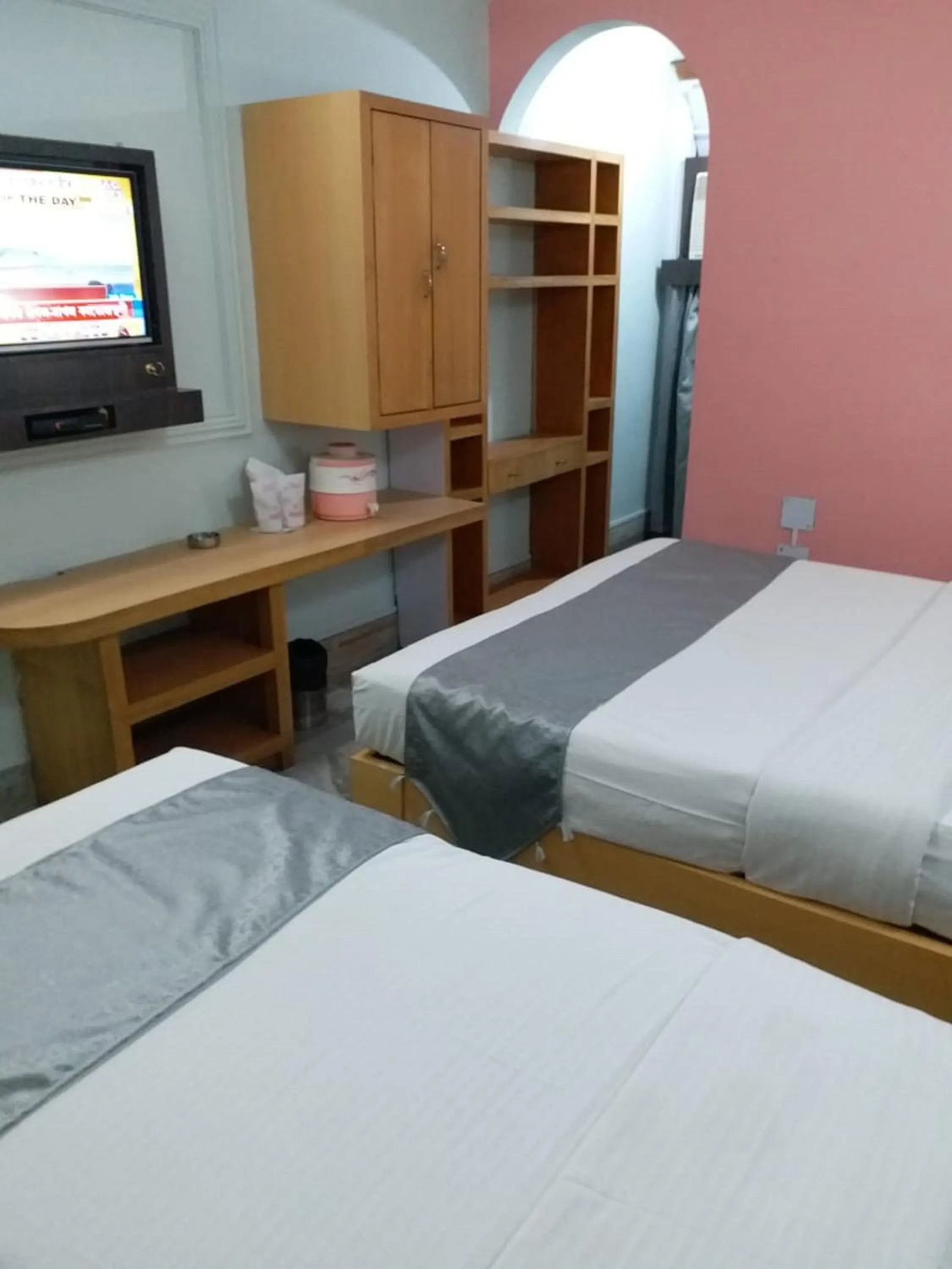 Bedroom in Hotel Mahalaxmi Indo Myanmar