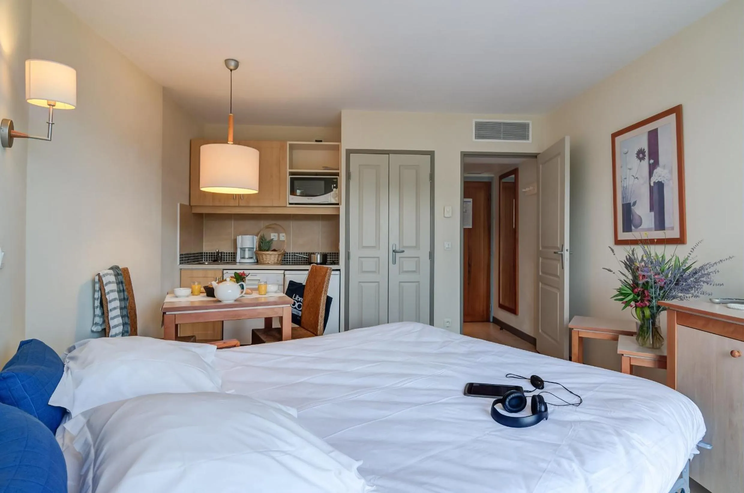 Bed in SOWELL HOTELS Ardèche