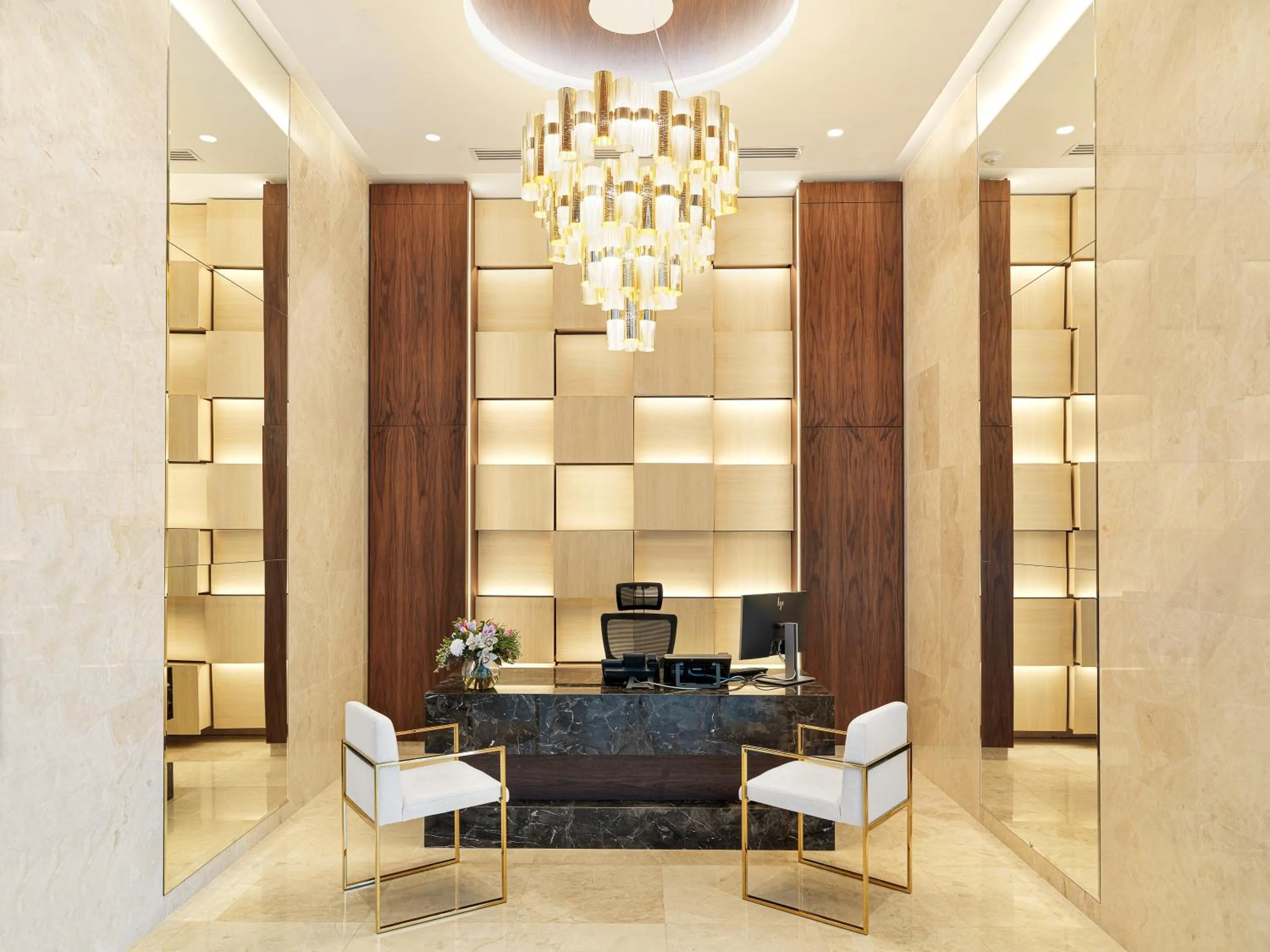 Lobby or reception in The Tower at St Raphael Resort