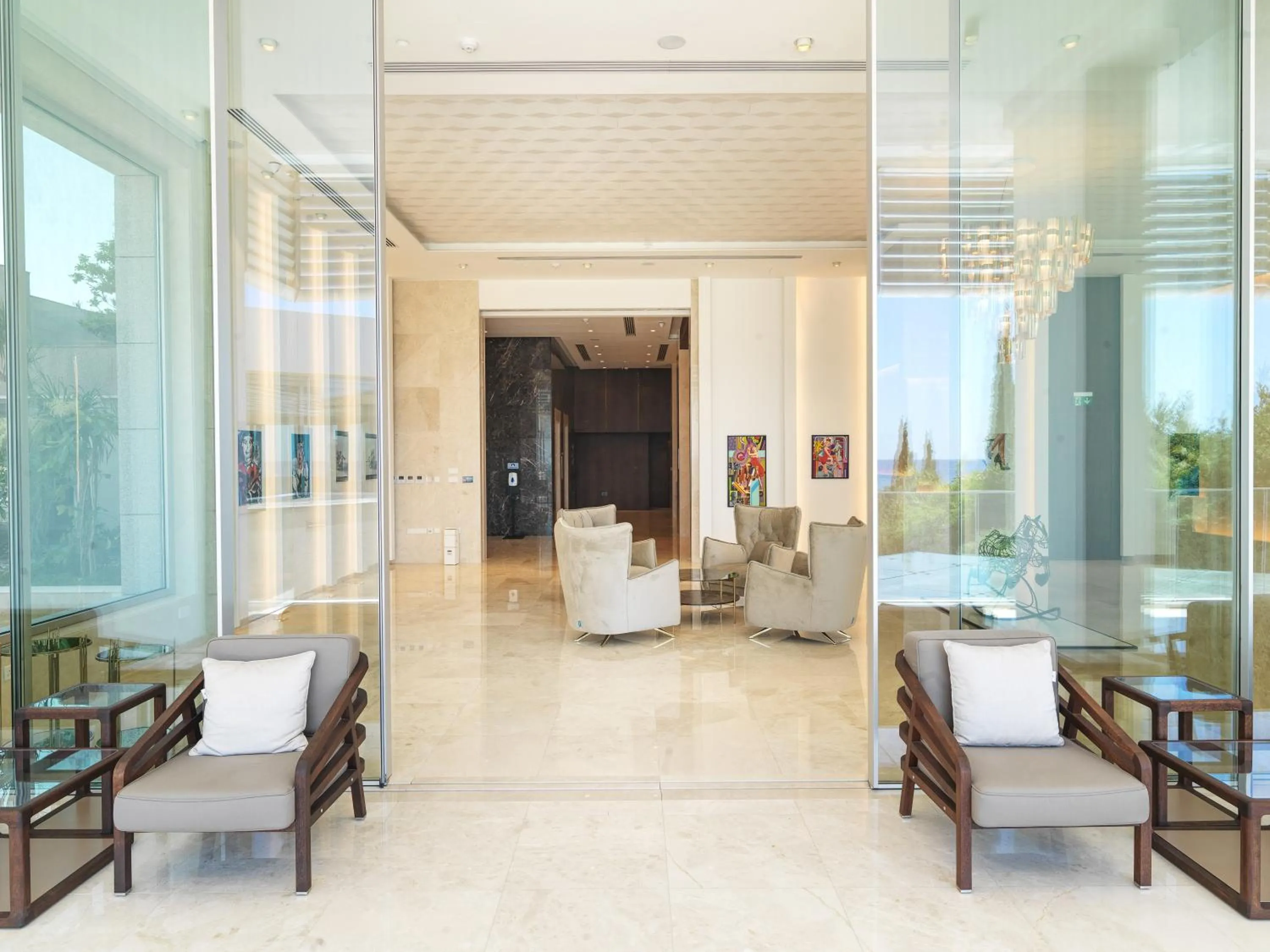 Lobby or reception in The Tower at St Raphael Resort