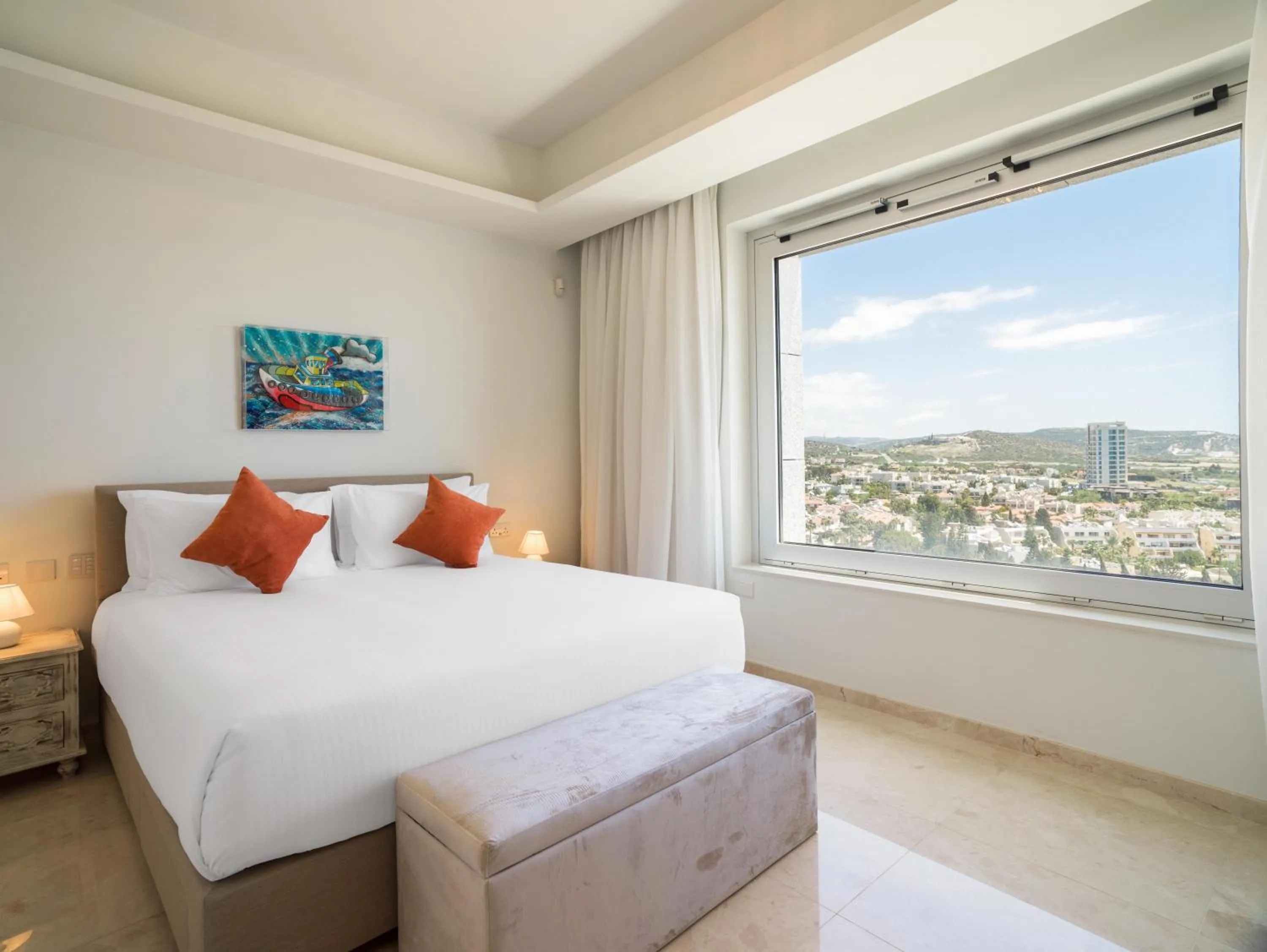 Bed in The Tower at St Raphael Resort