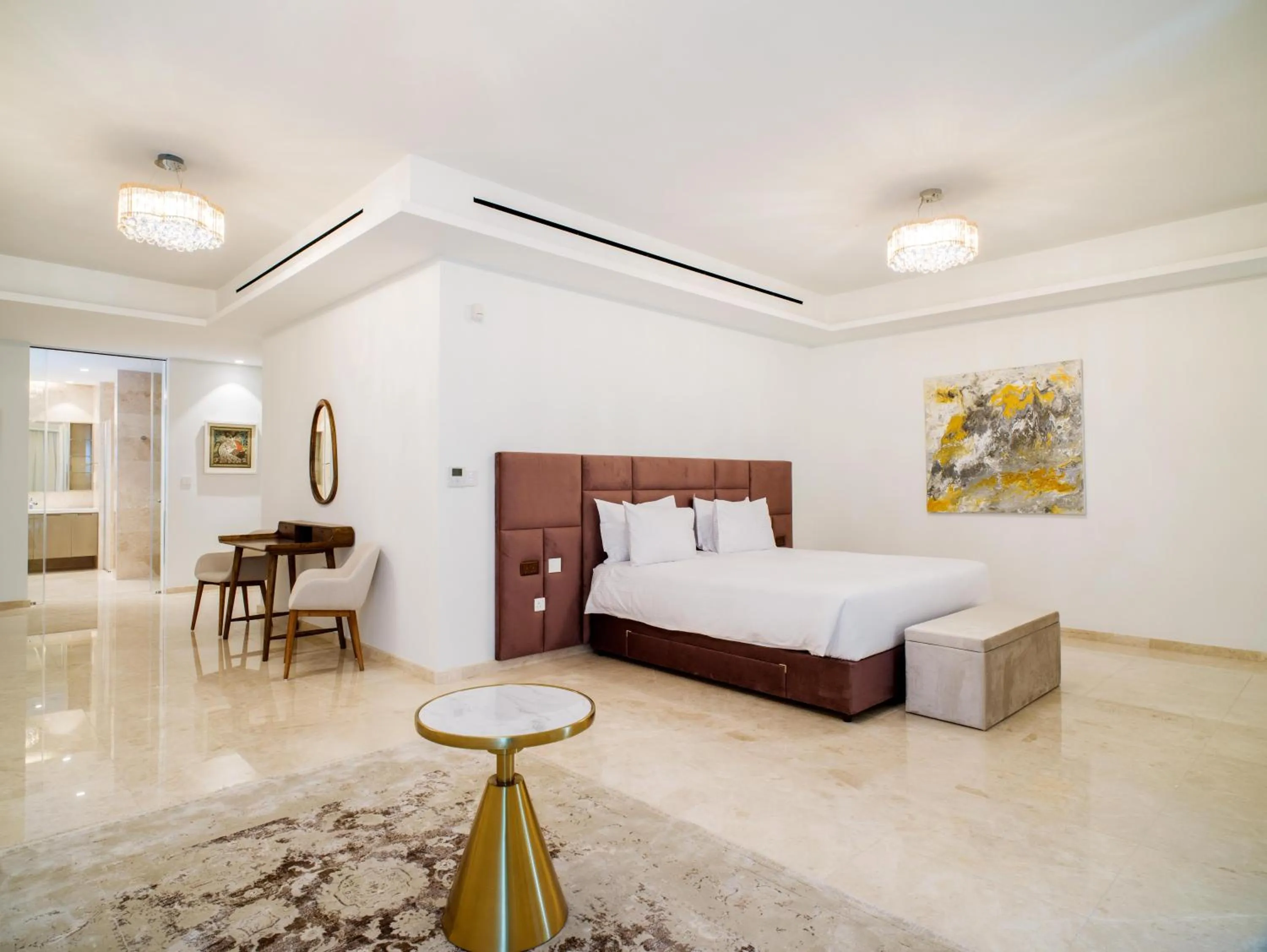 Bed in The Tower at St Raphael Resort