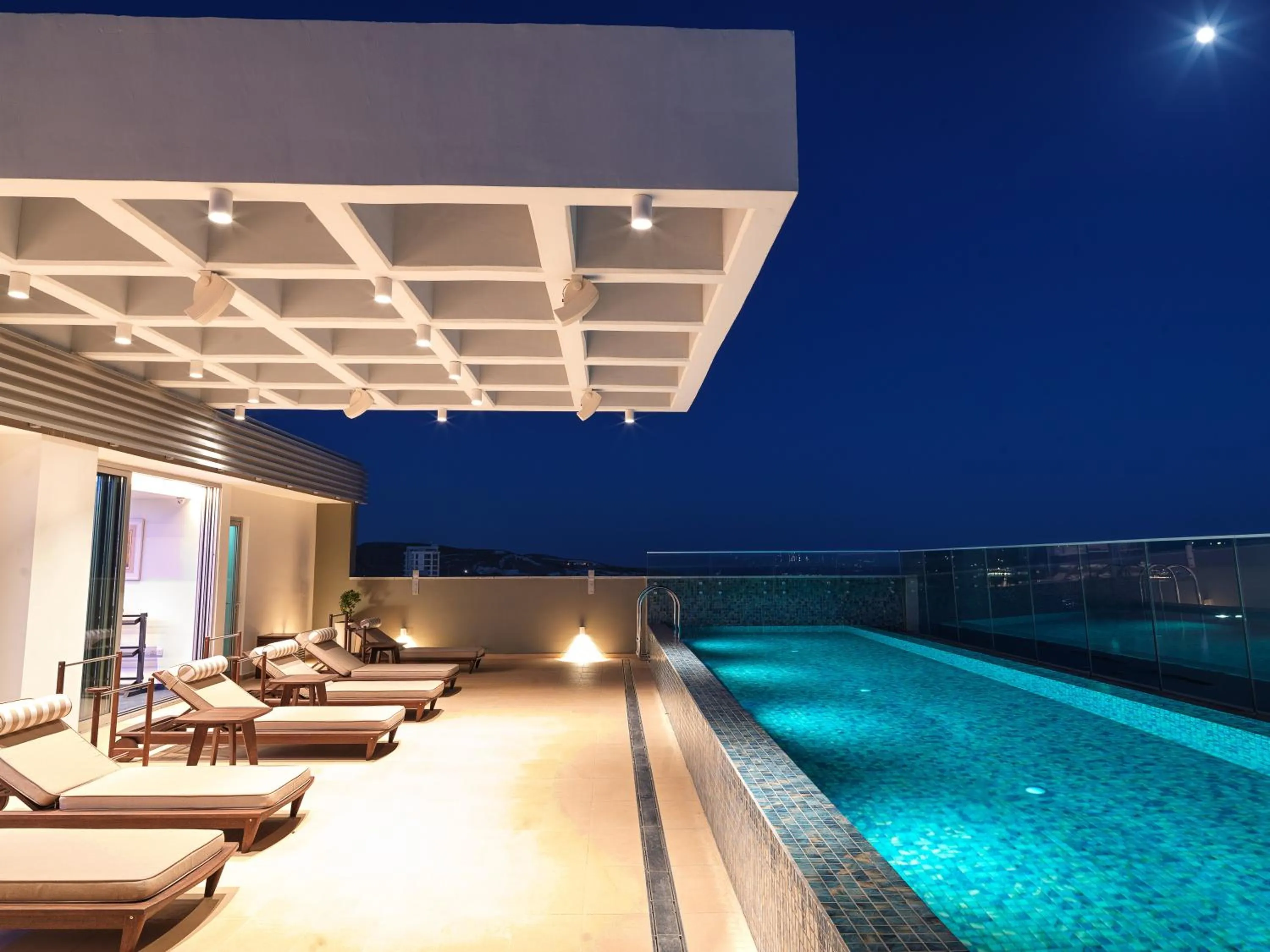 Swimming pool in The Tower at St Raphael Resort
