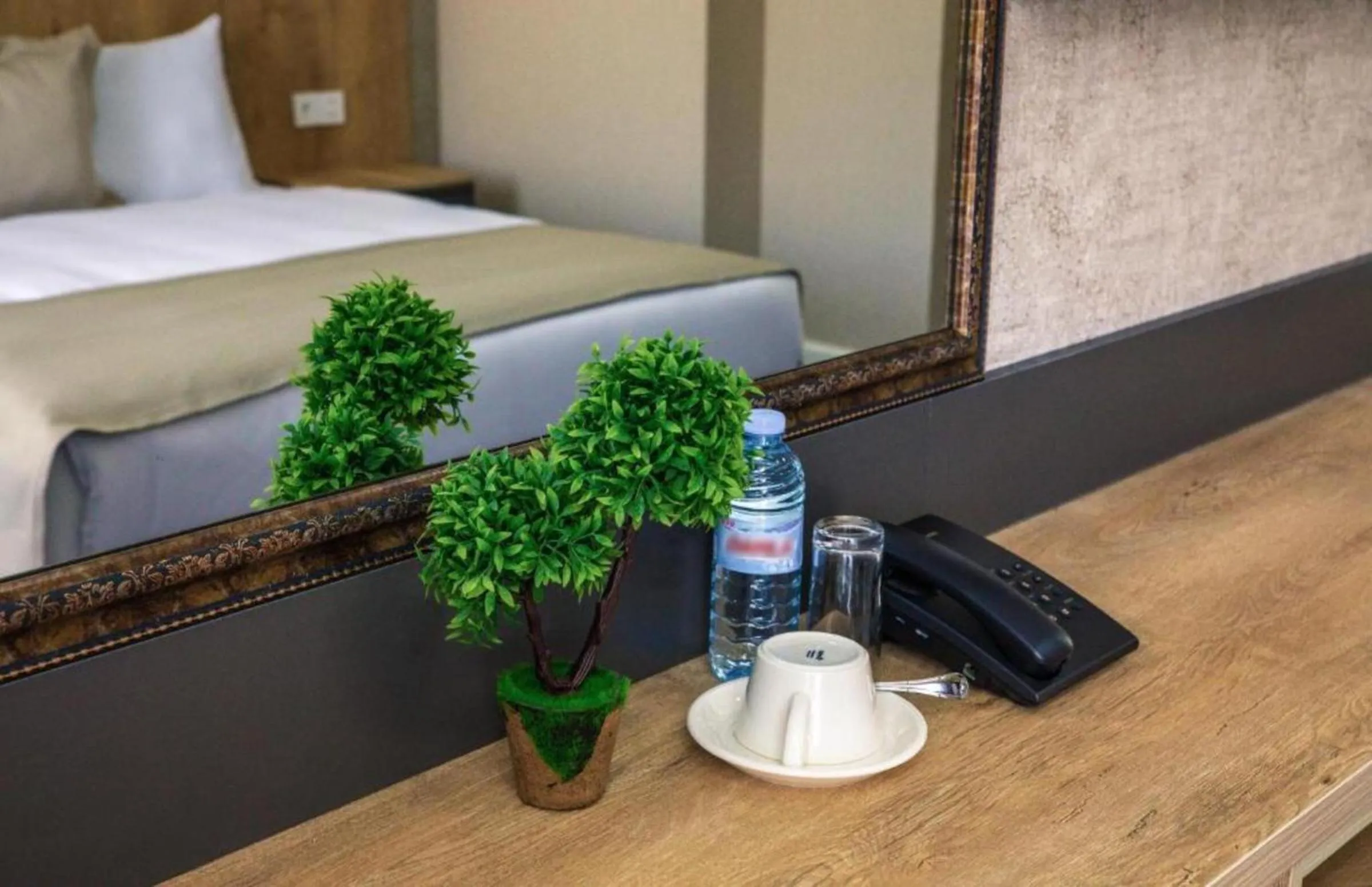 Coffee/tea facilities, Bed in Arion Hotel Baku