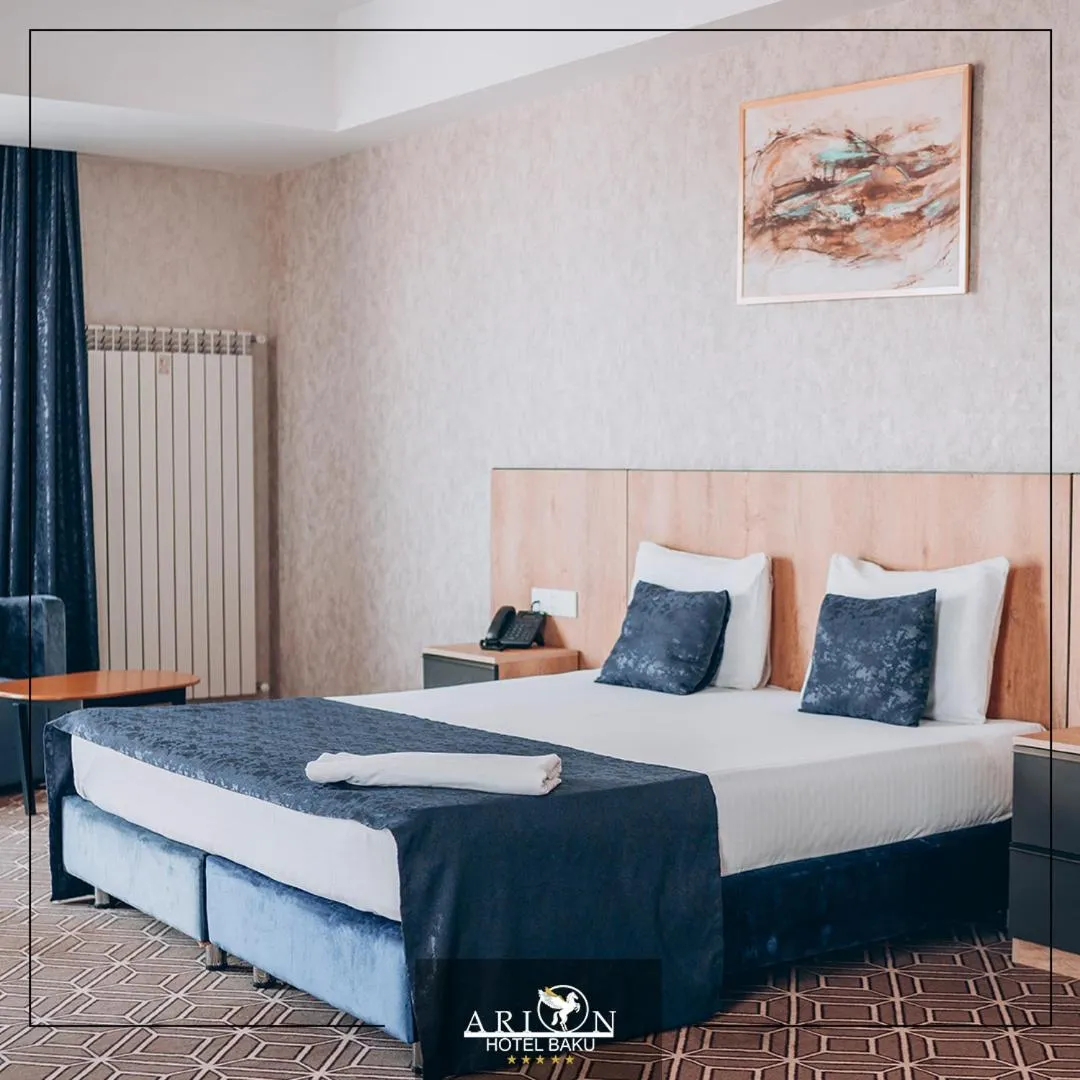 Bed in Arion Hotel Baku