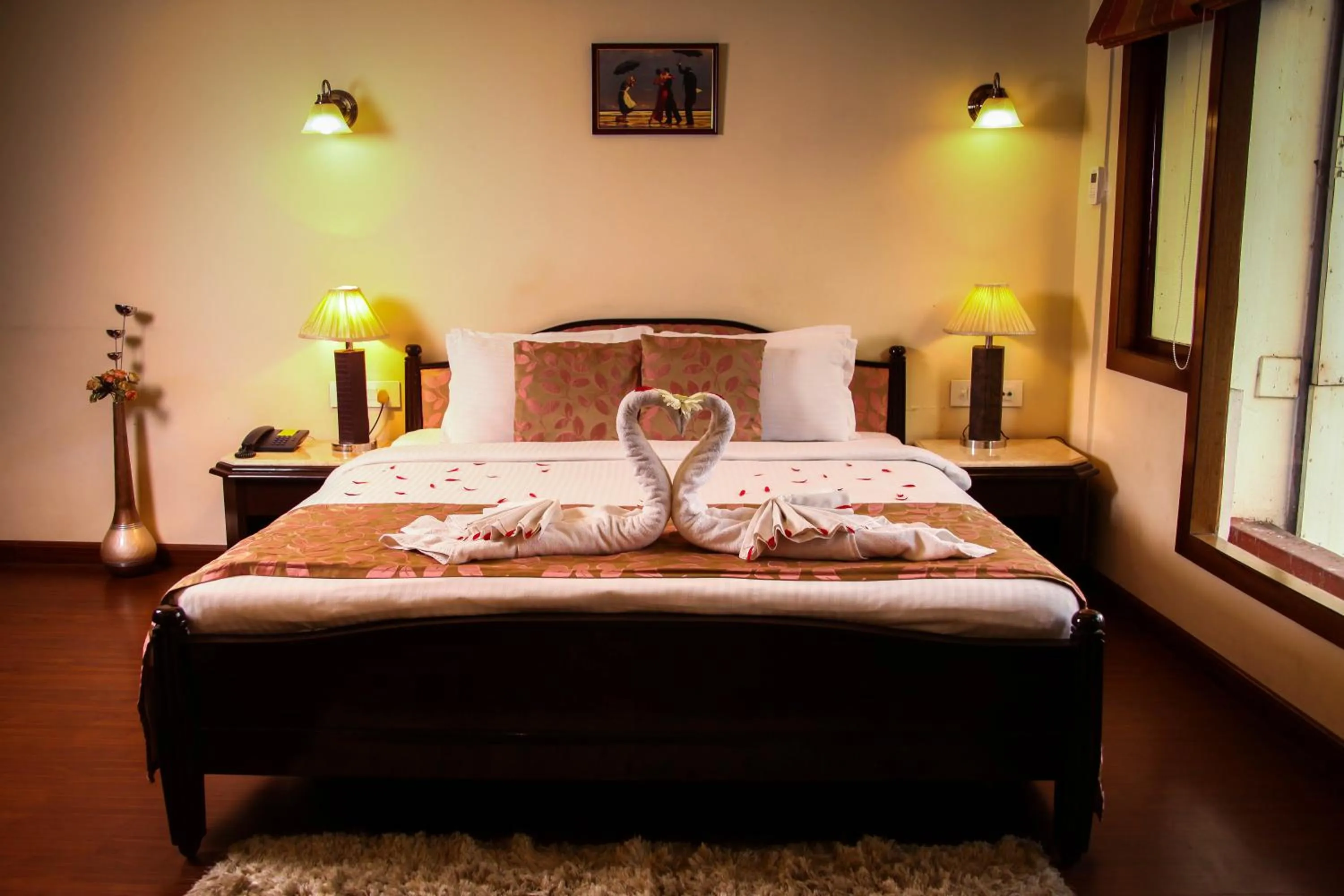 Bed in Hotel Polo Towers Shillong