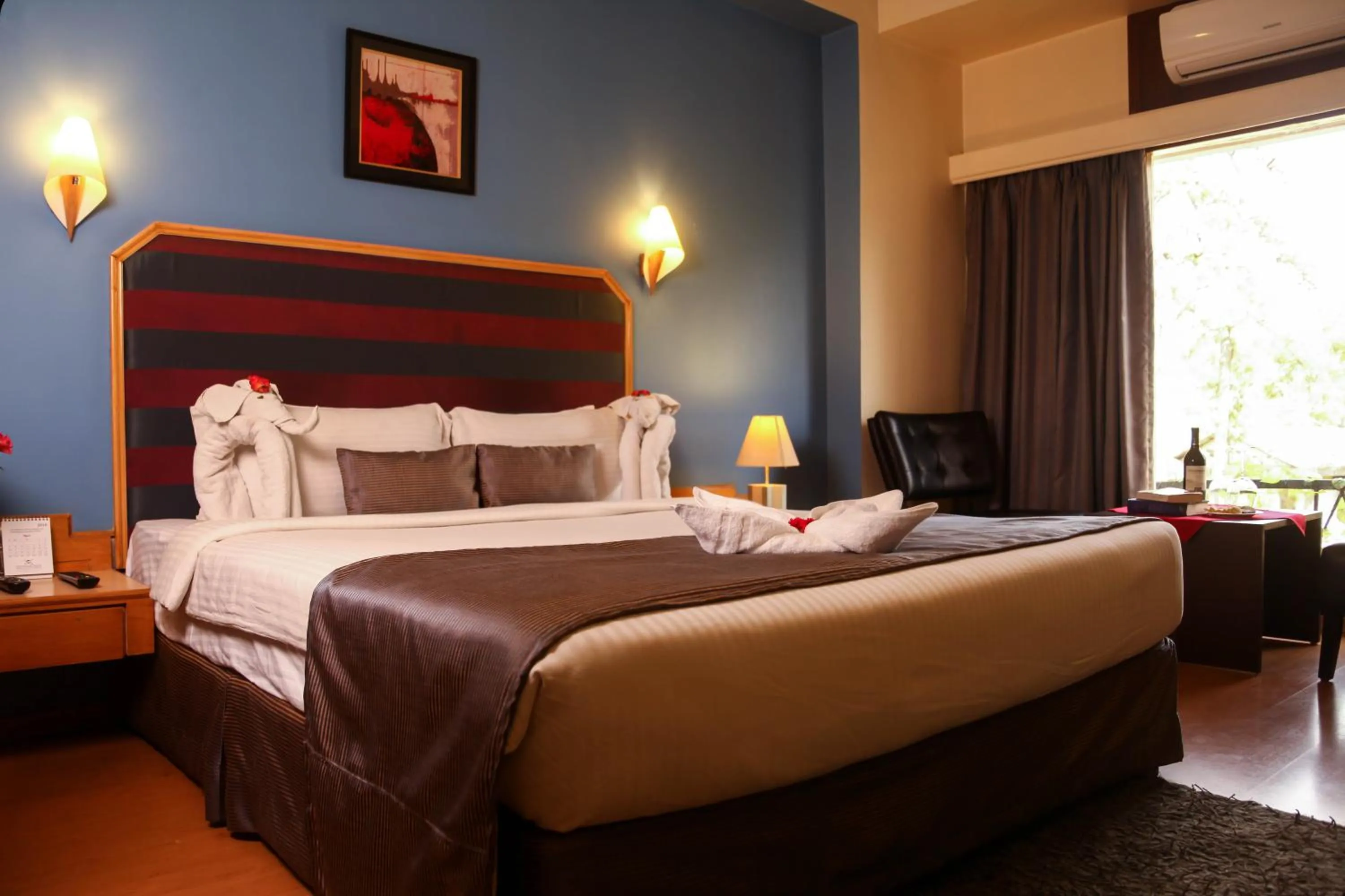 Bed in Hotel Polo Towers Shillong