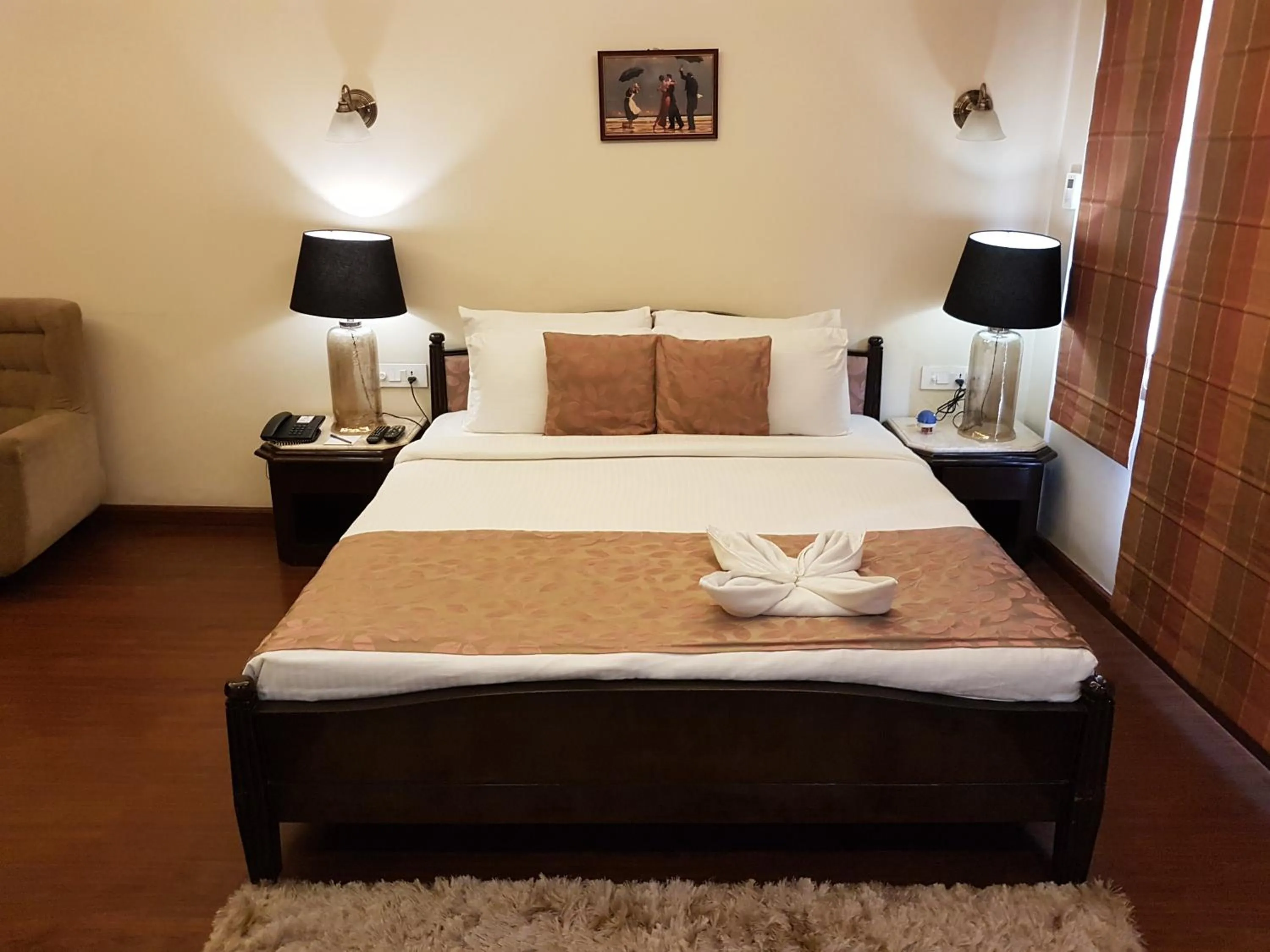 Bed in Hotel Polo Towers Shillong