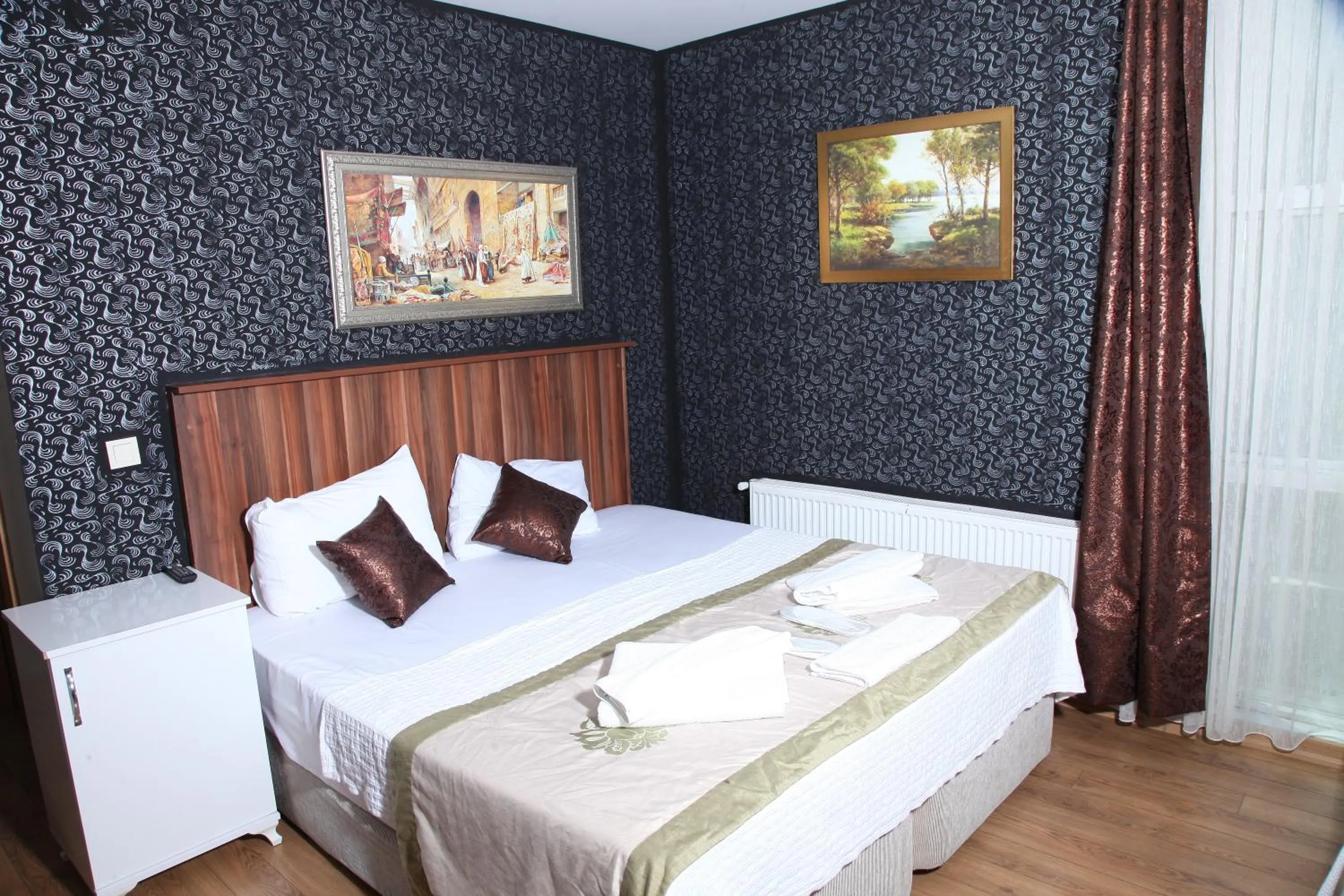 Bed in garden hill hotel