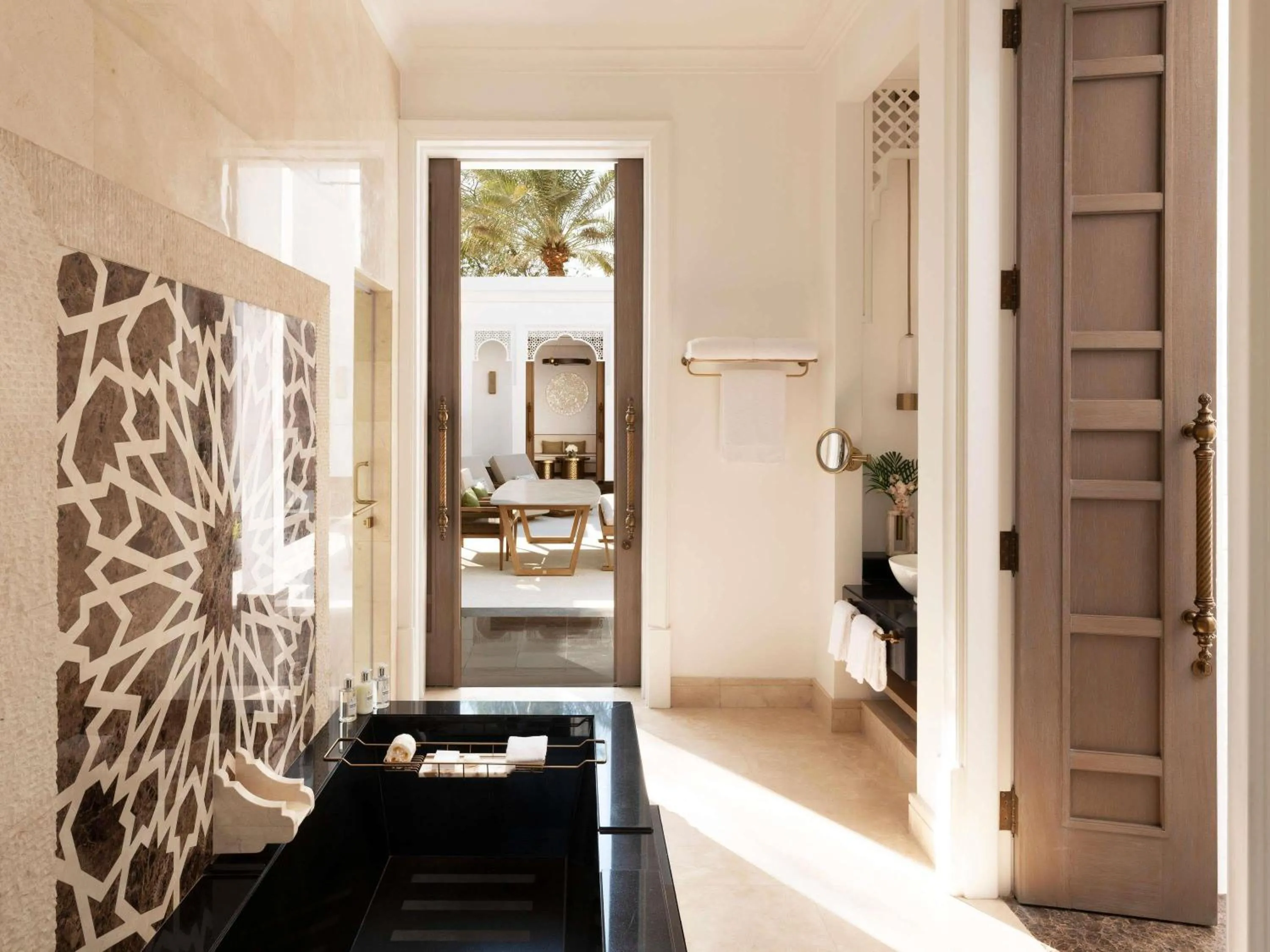 Bedroom in Raffles Al Areen Palace Bahrain