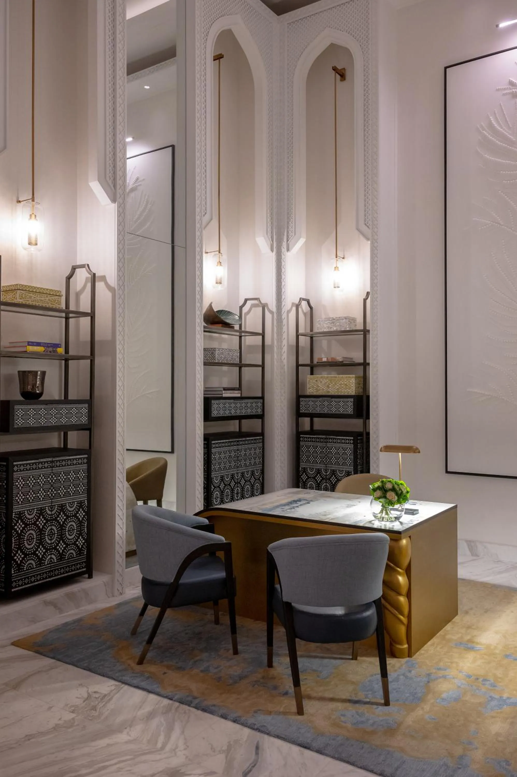 Lobby or reception in Raffles Al Areen Palace Bahrain