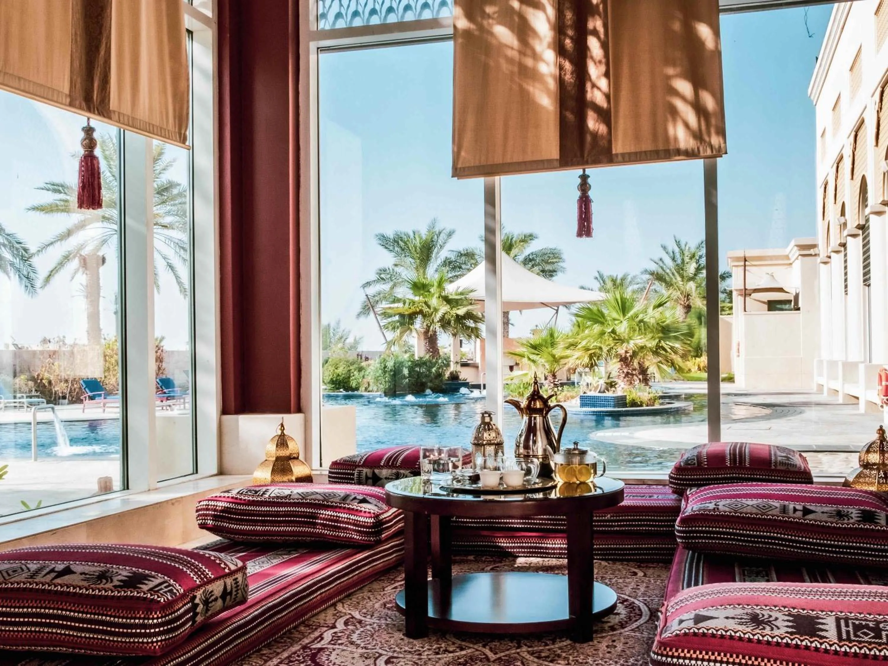 Restaurant/places to eat in Raffles Al Areen Palace Bahrain