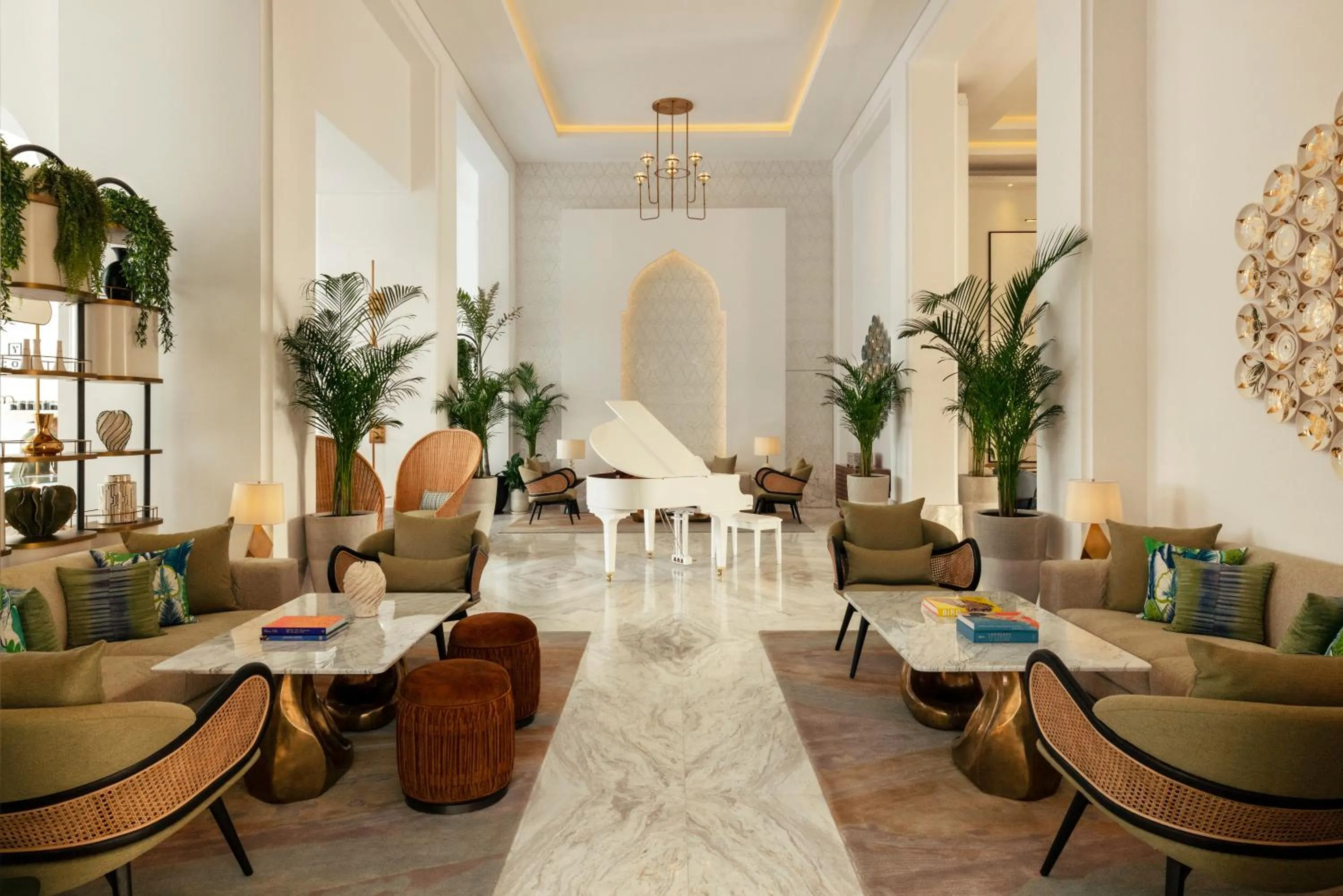 Lobby or reception in Raffles Al Areen Palace Bahrain
