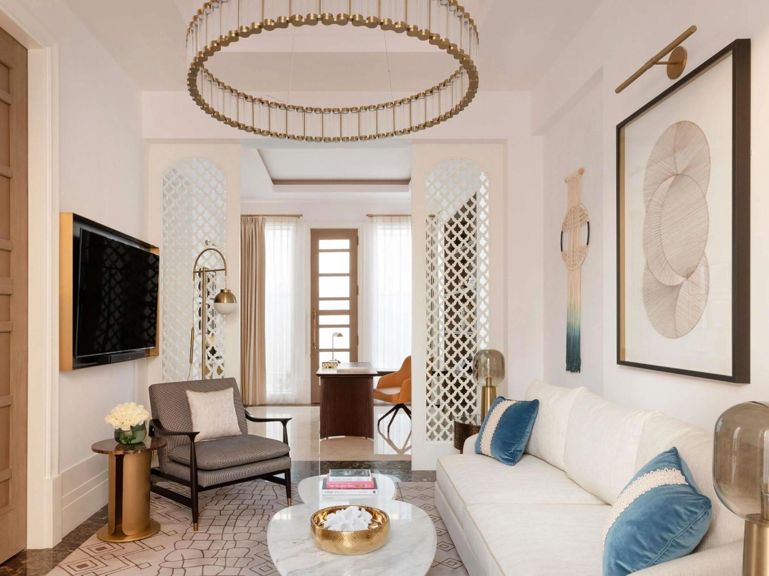 Bedroom in Raffles Al Areen Palace Bahrain