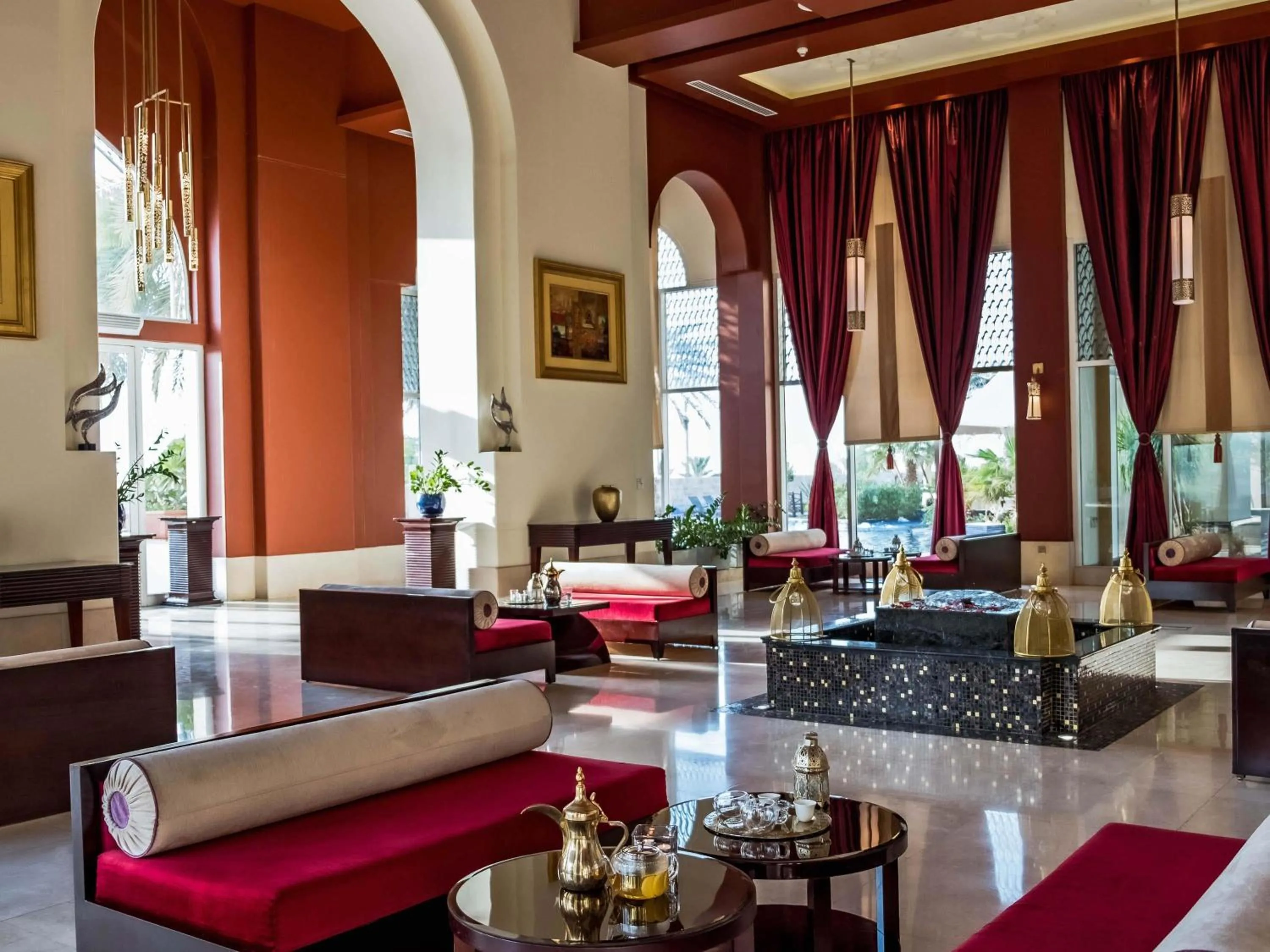 Restaurant/places to eat in Raffles Al Areen Palace Bahrain