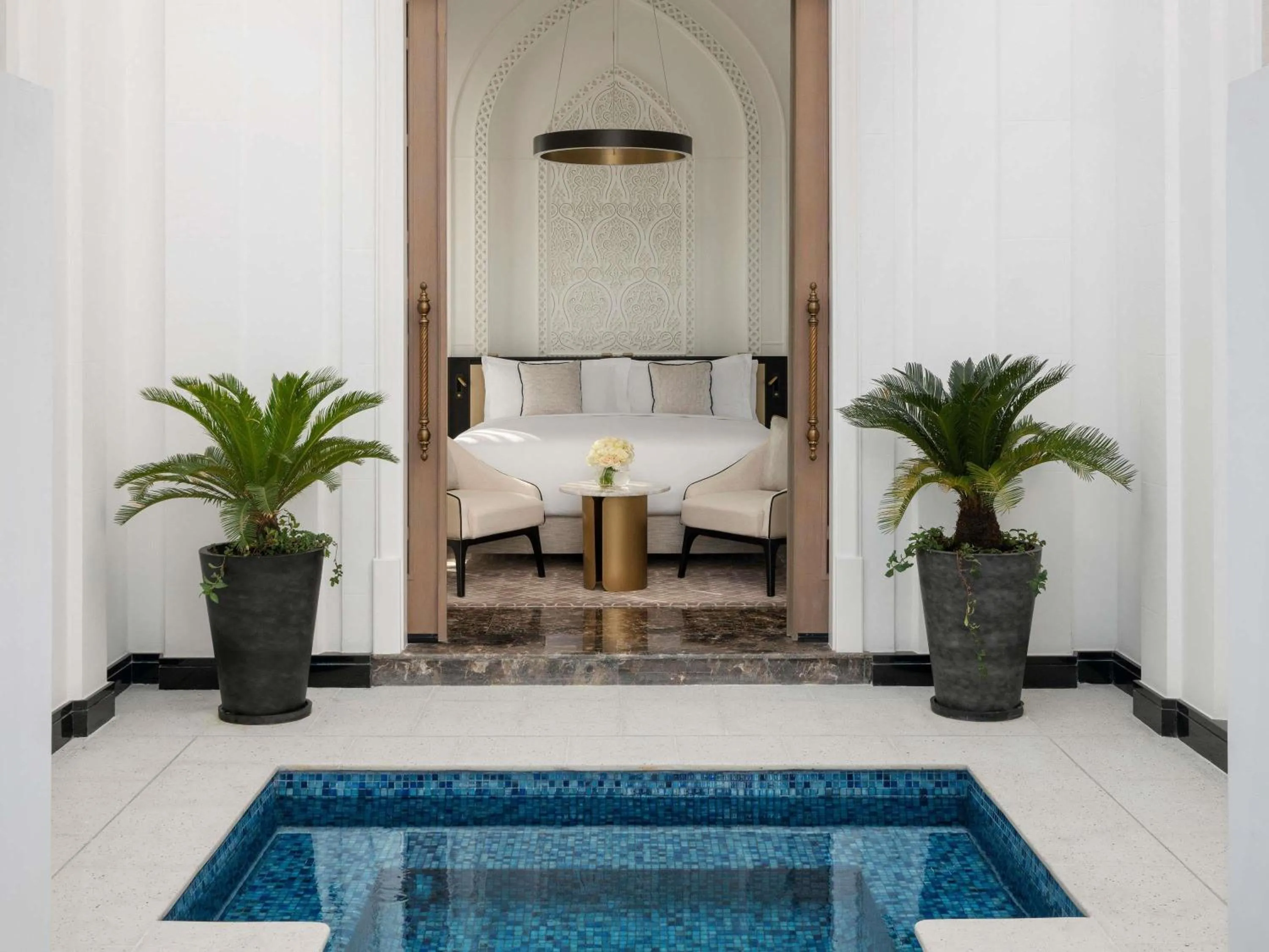 Bedroom in Raffles Al Areen Palace Bahrain