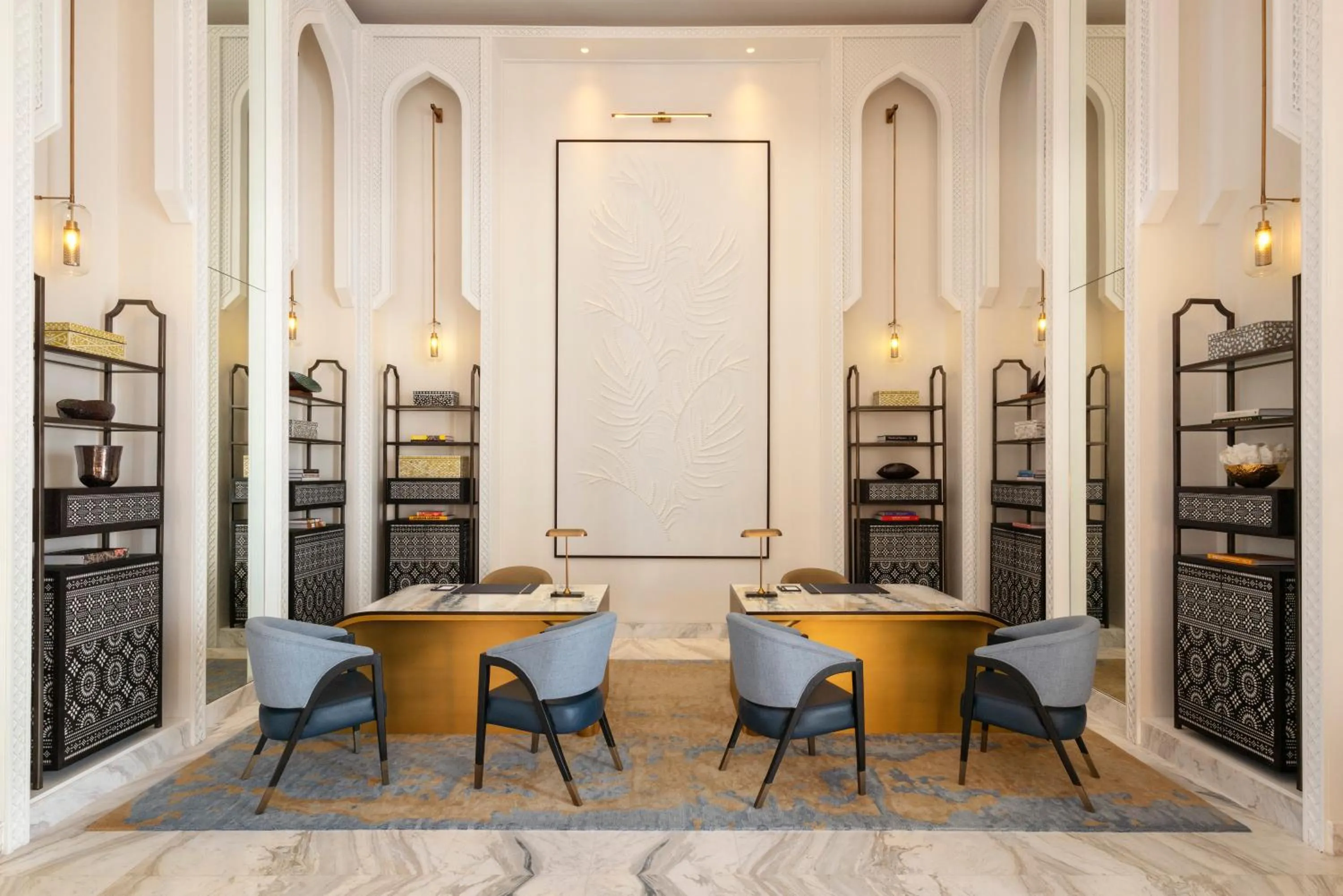 Lobby or reception in Raffles Al Areen Palace Bahrain