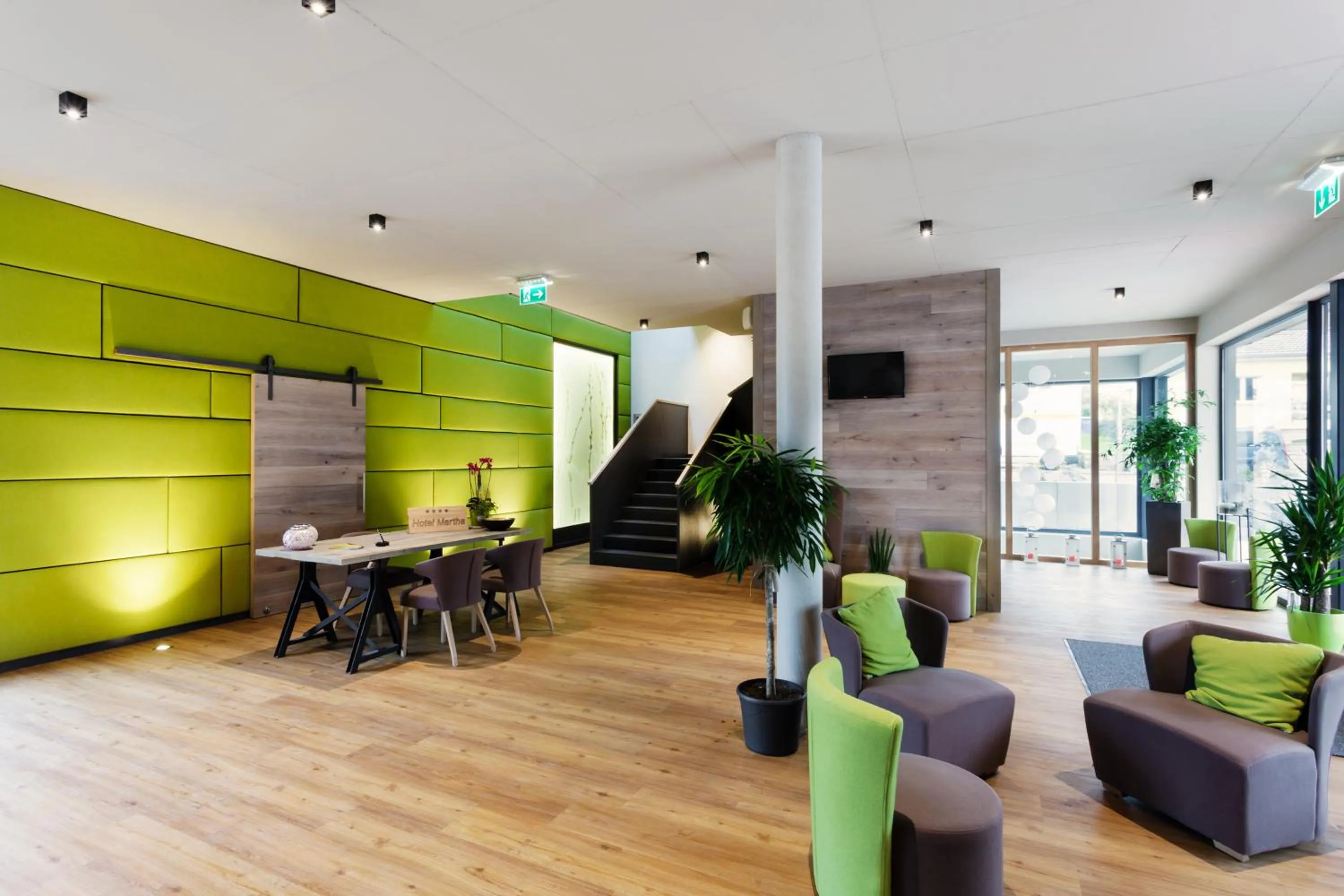 Lobby or reception in Hotel Martha