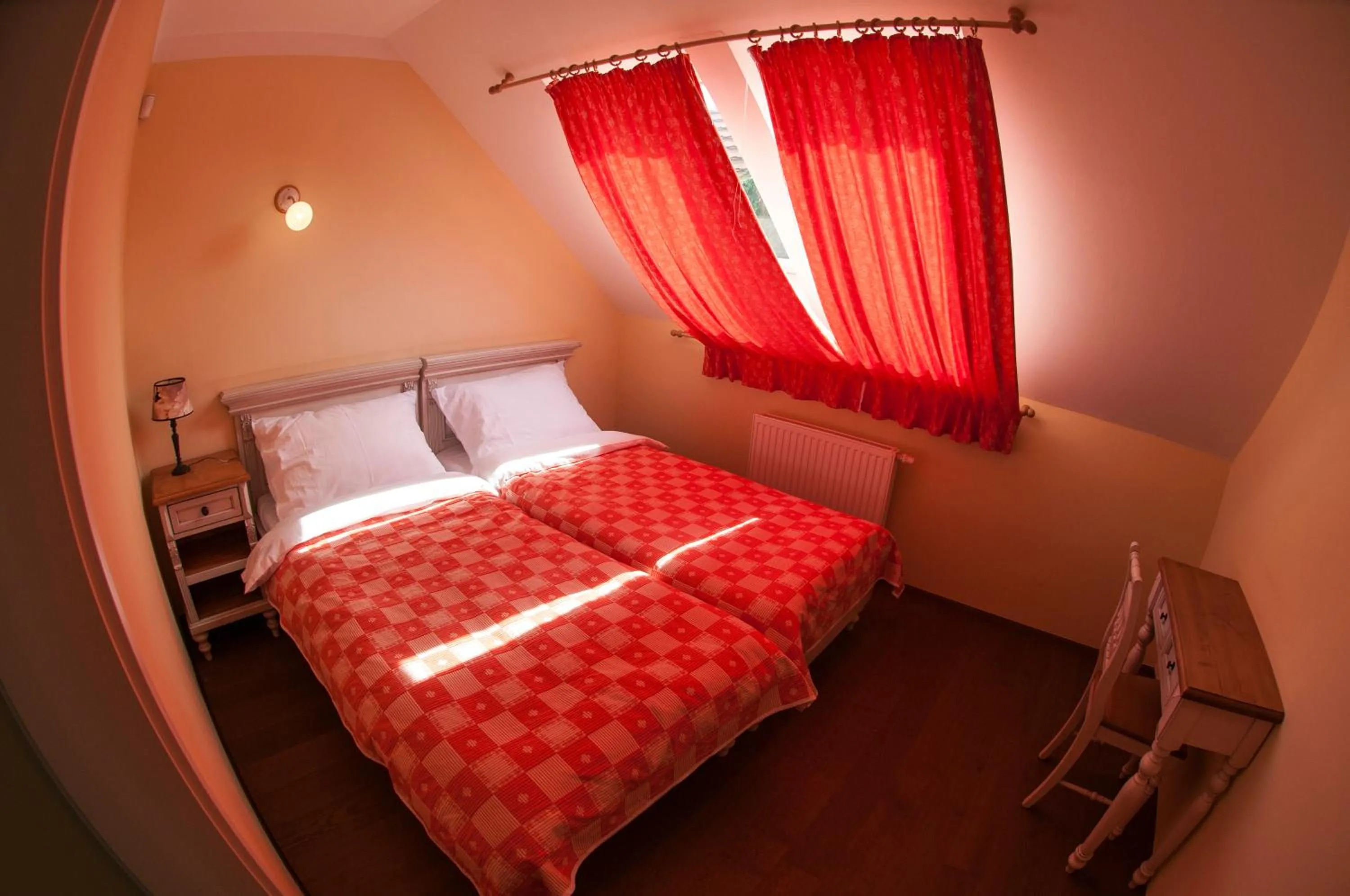Bed in Babiččina Zahrada Penzion & Restaurant