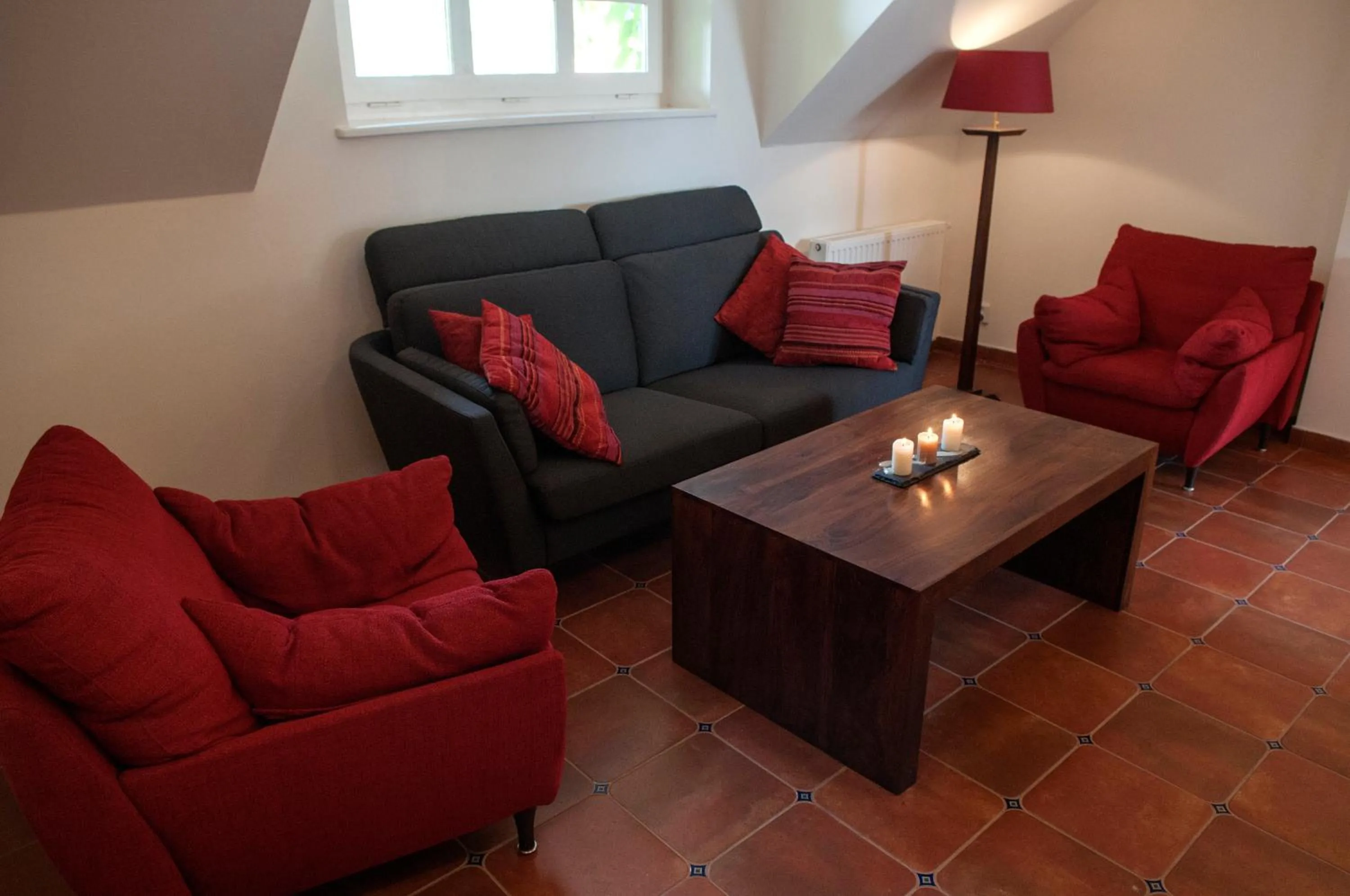 Seating area in Babiččina Zahrada Penzion & Restaurant