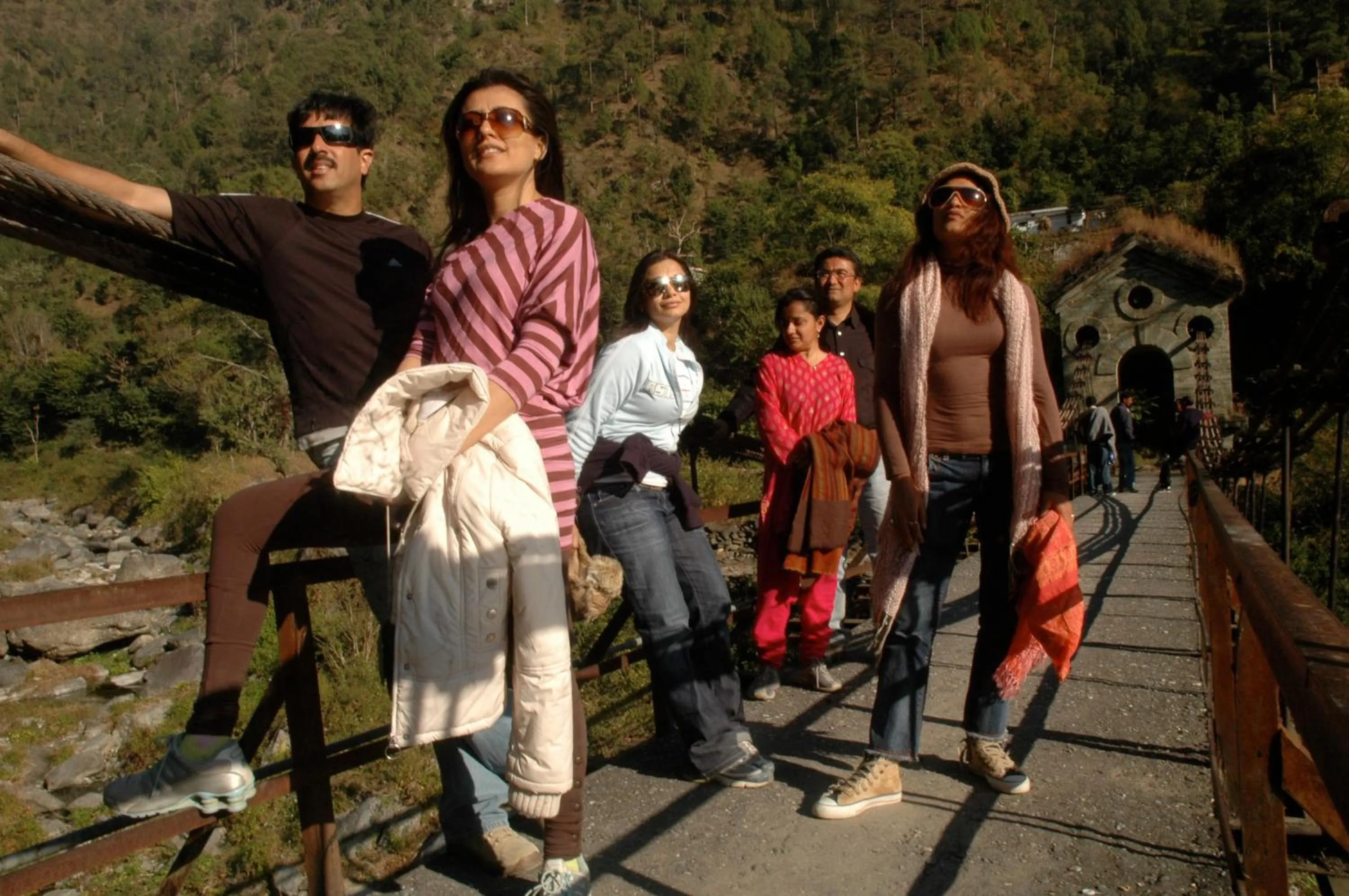 People in Soulitude by the Riverside