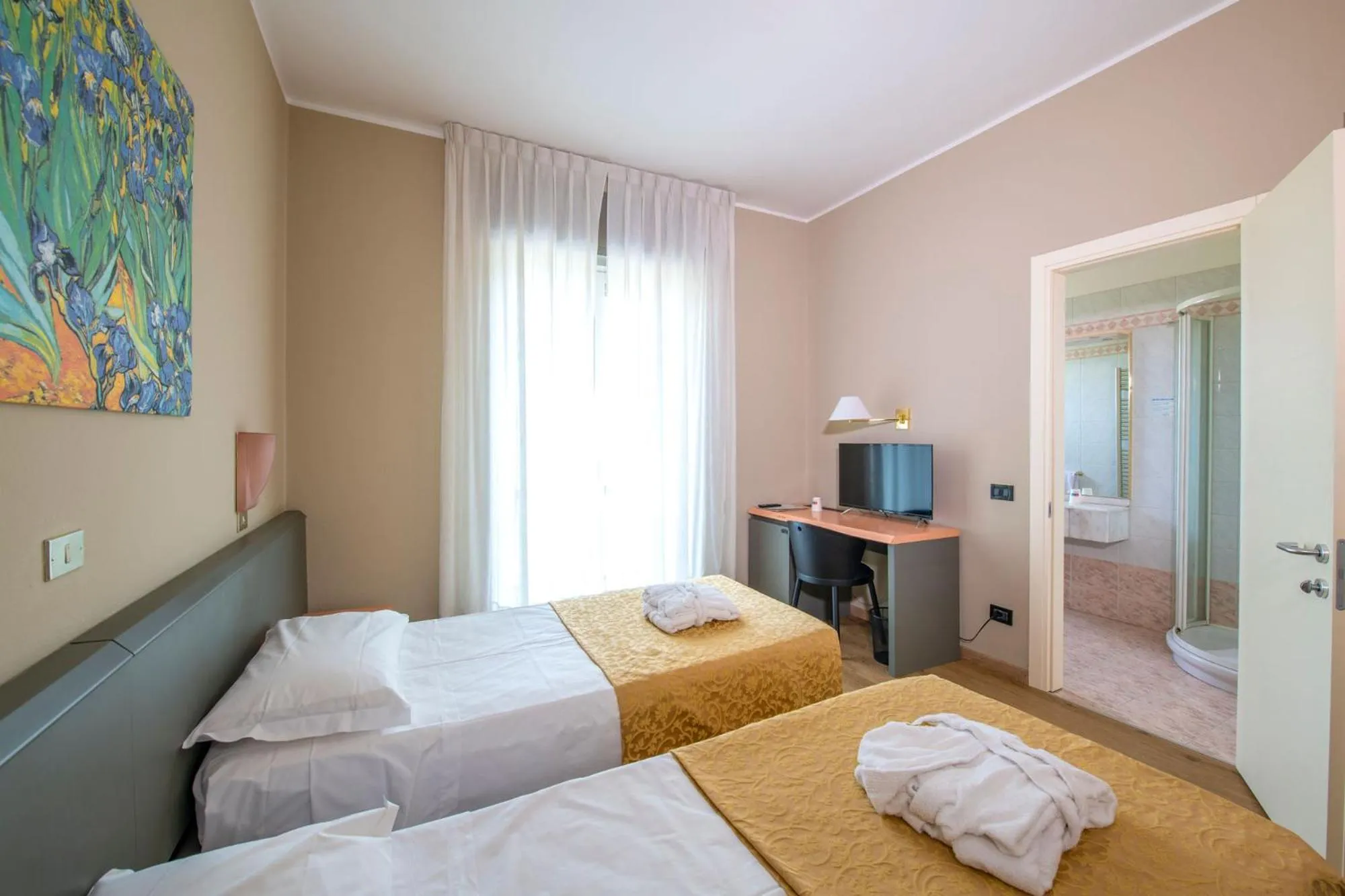 Bed in Hotel Ristorante Brusco