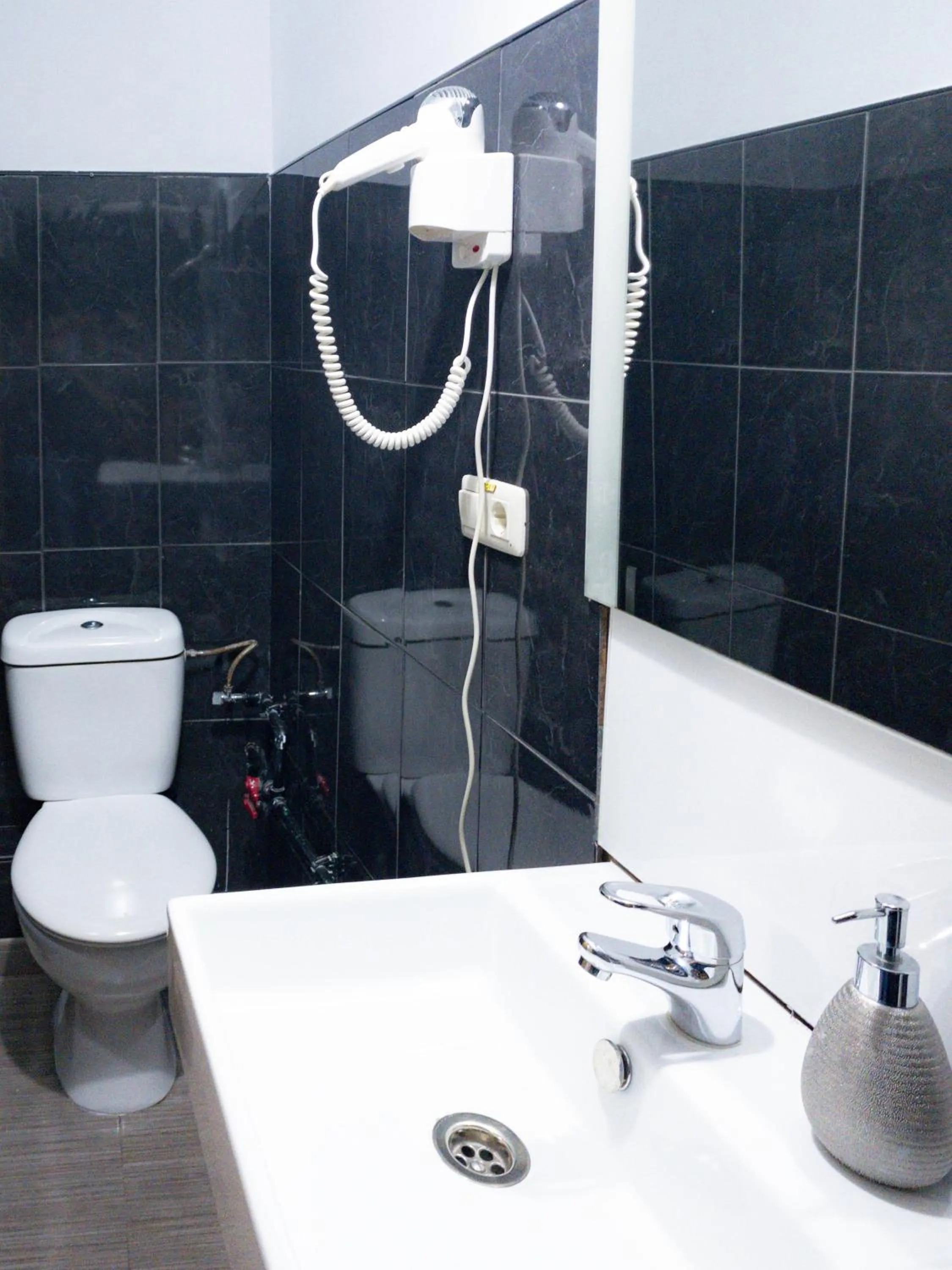 Toilet in Hostal Andrea