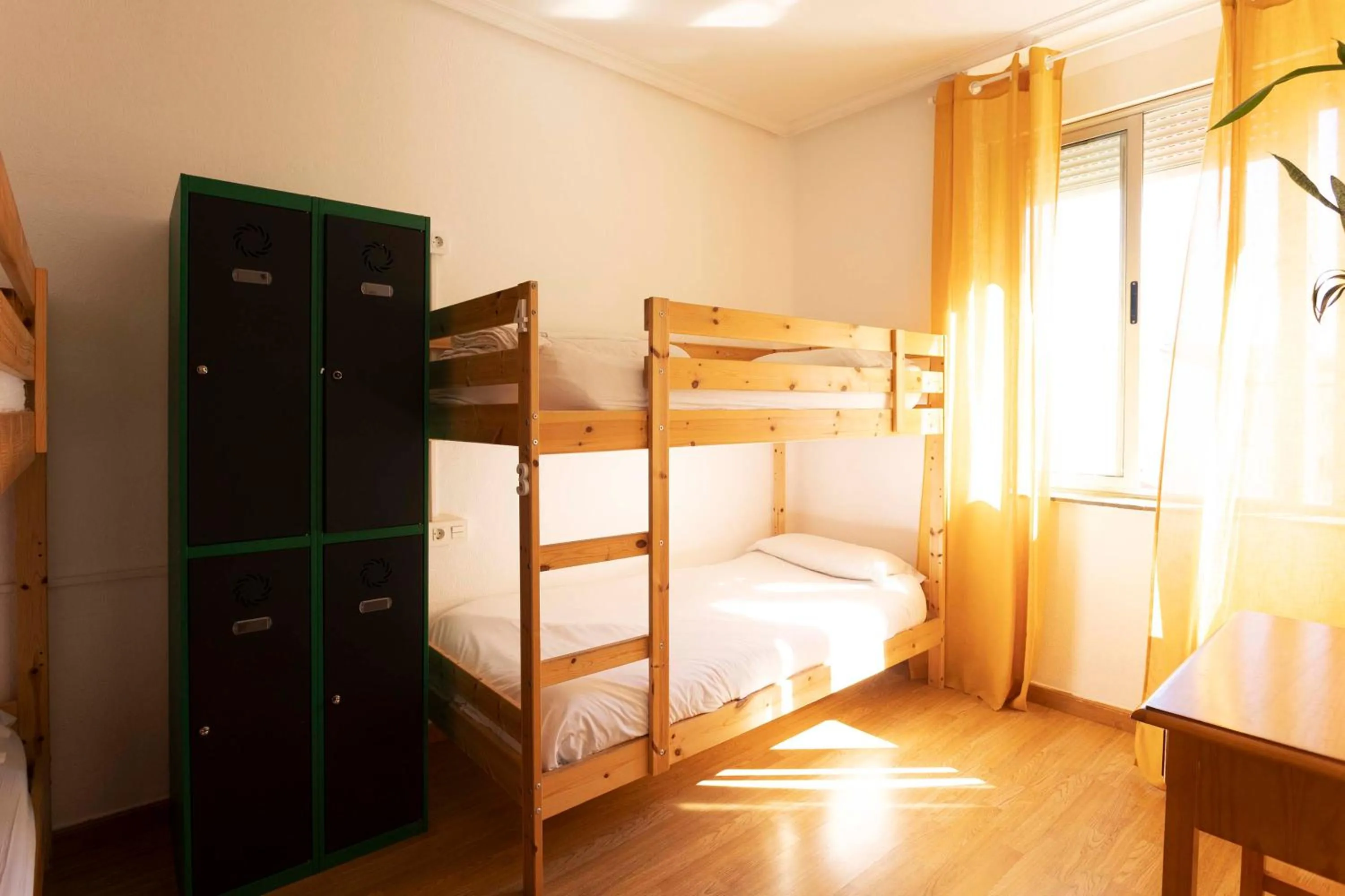 Decorative detail, Bed in Green Hostel Oviedo