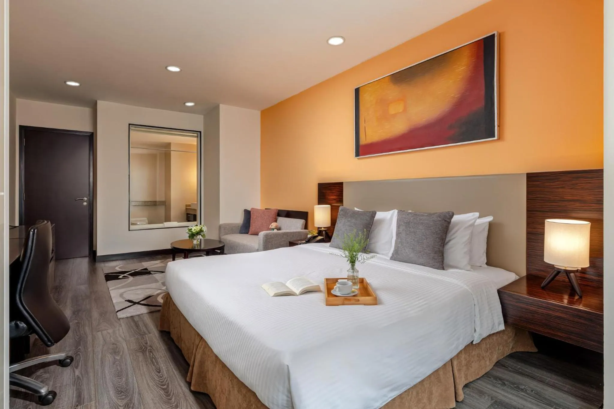 Bed in Somerset Hoa Binh Hanoi