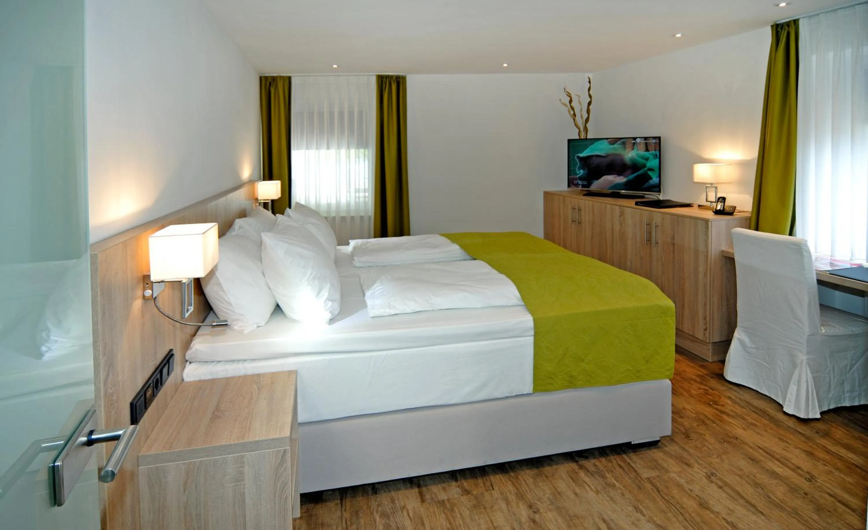 Bed in Hotel Allegro