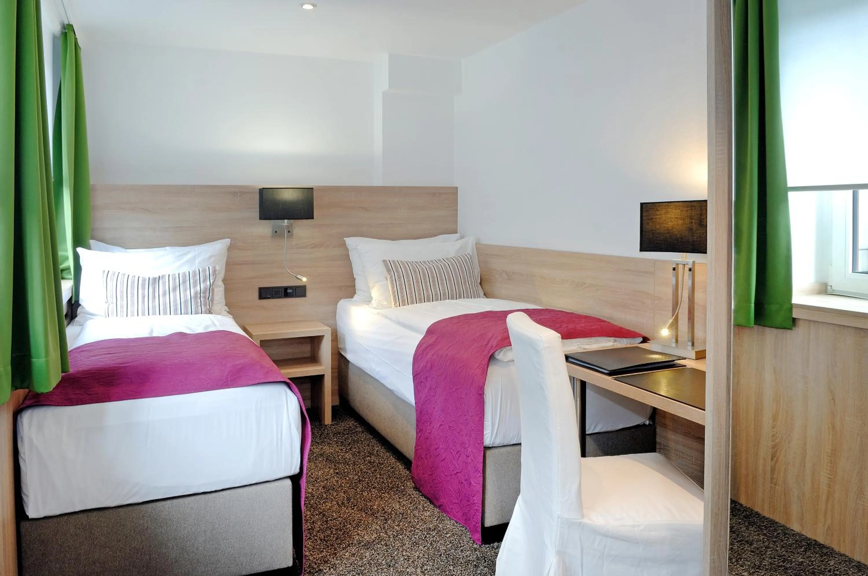 Bed in Hotel Allegro