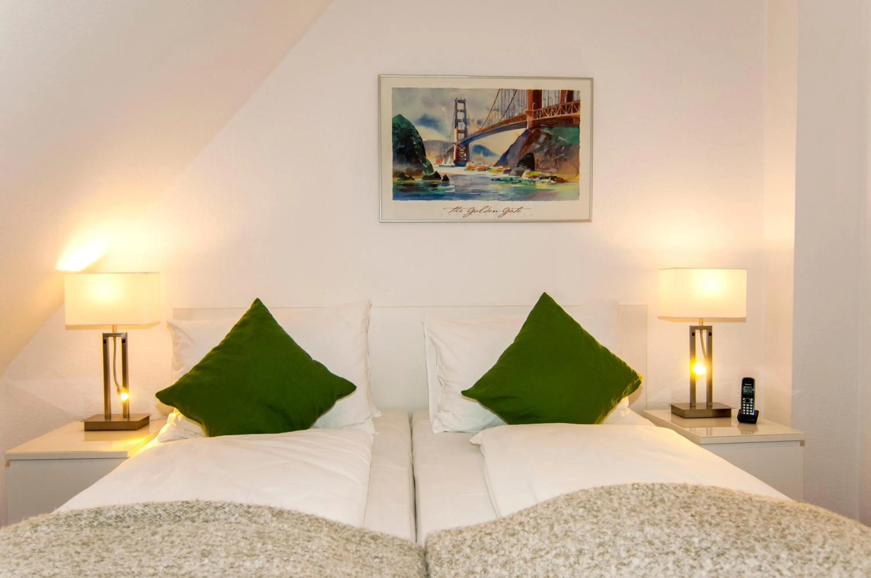 Bed in Hotel Allegro