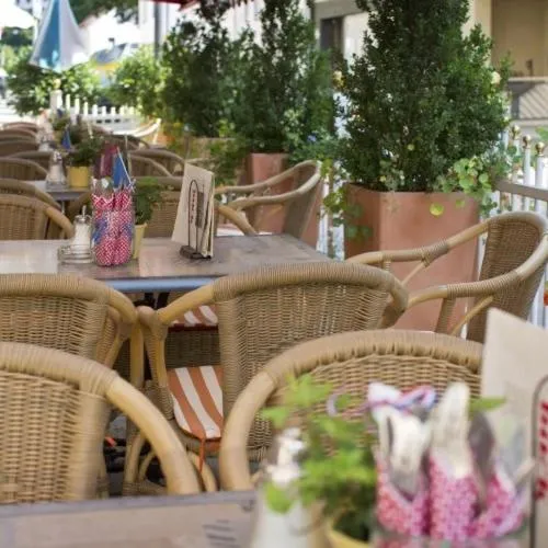Patio in Hotel Buck