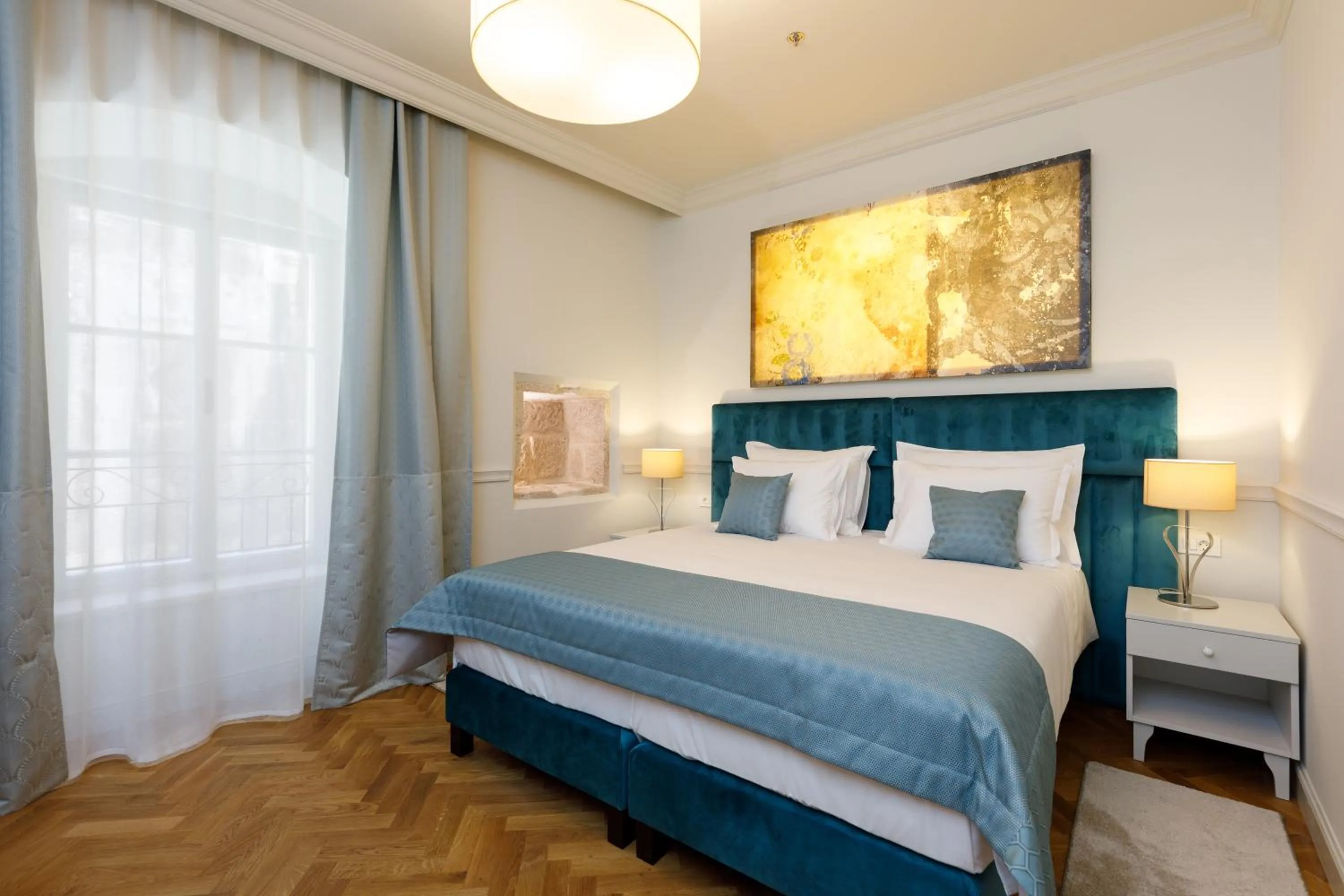 Bed in Heritage hotel Santa Lucia