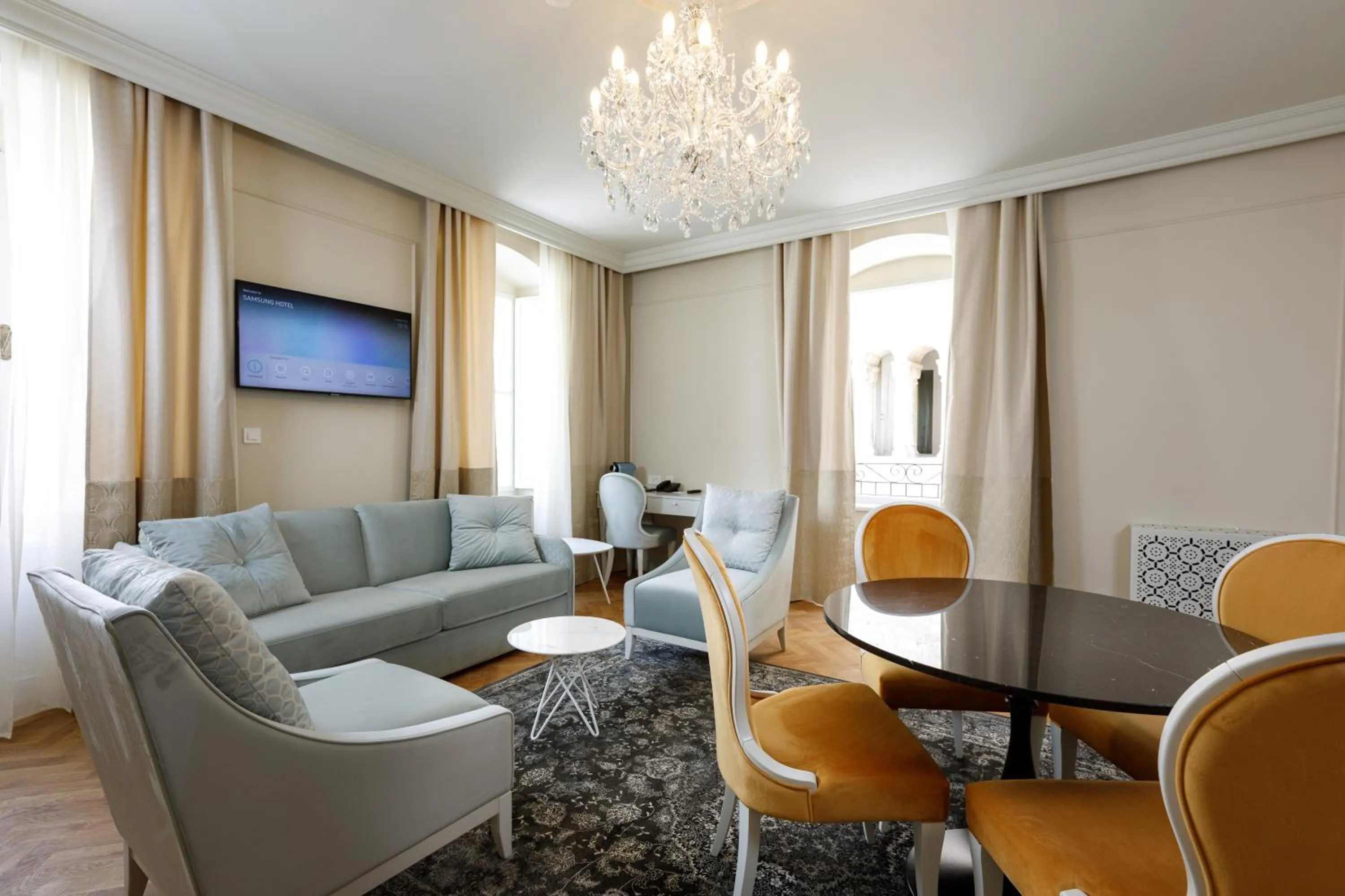 Seating area in Heritage hotel Santa Lucia