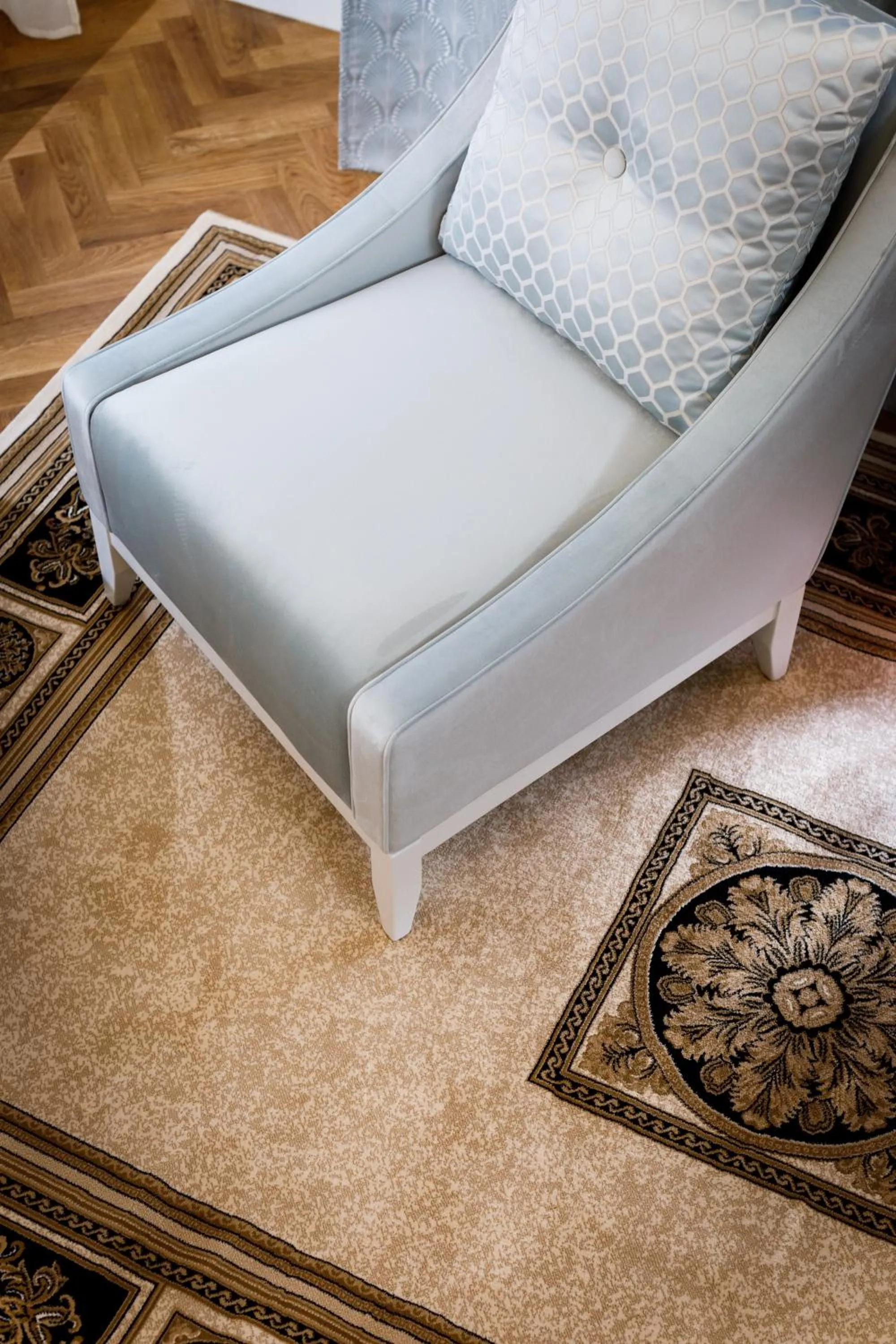 Decorative detail in Heritage hotel Santa Lucia