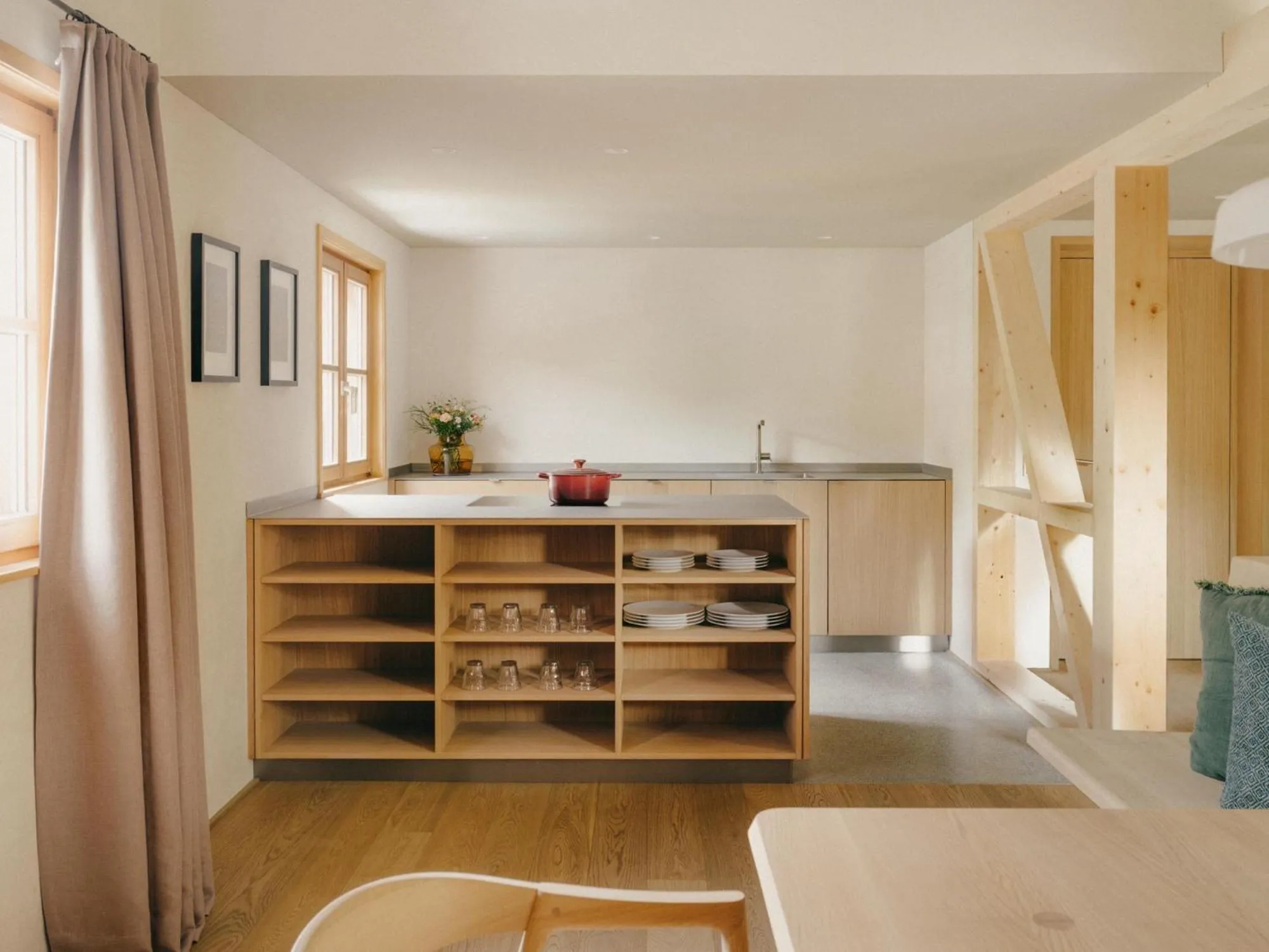 Kitchen or kitchenette in Gasthof Hirschen Schwarzenberg