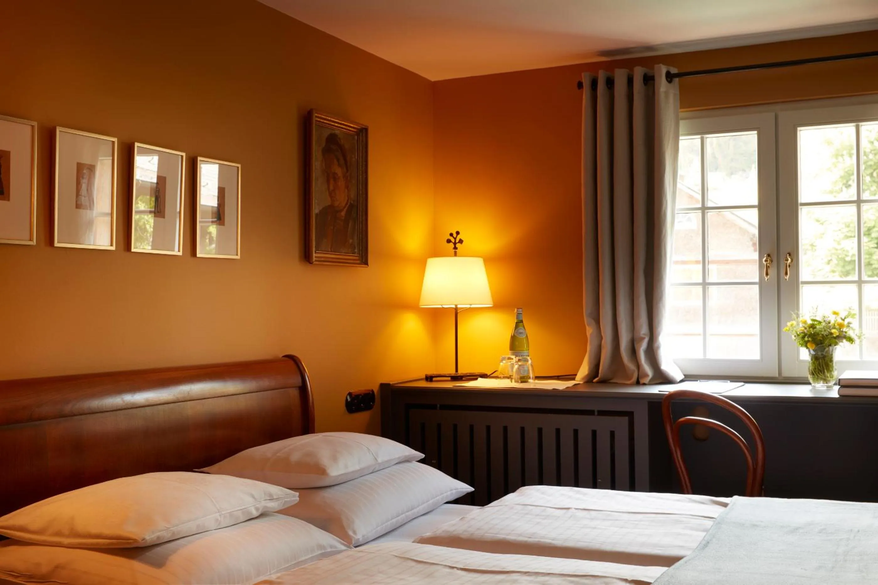 Bedroom, Bed in Gasthof Hirschen Schwarzenberg