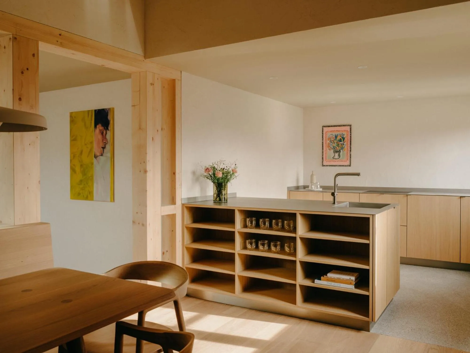 Kitchen or kitchenette in Gasthof Hirschen Schwarzenberg