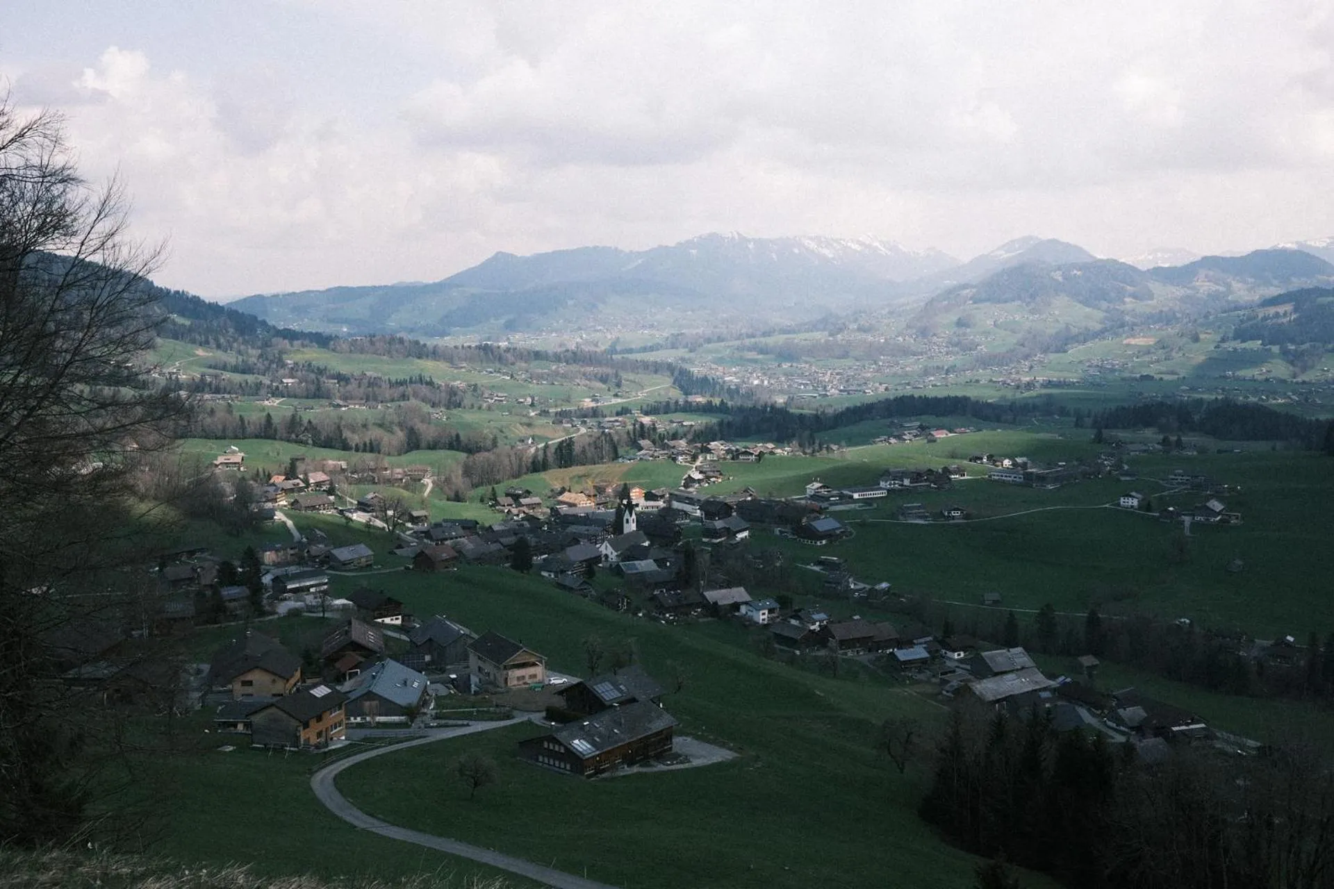 Natural landscape, Bird's-eye View in Gasthof Hirschen Schwarzenberg