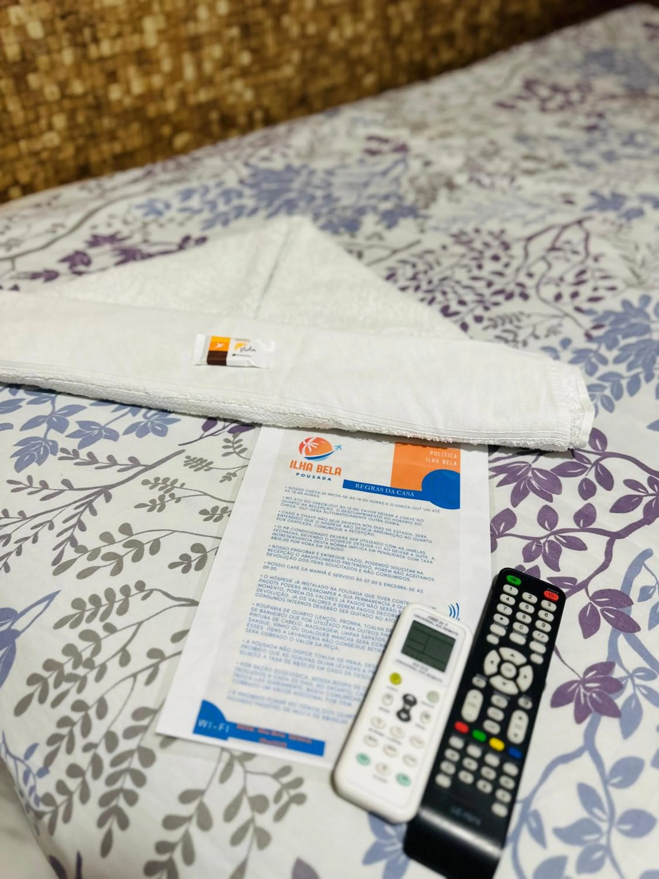 towels in Pousada Ilha Bela