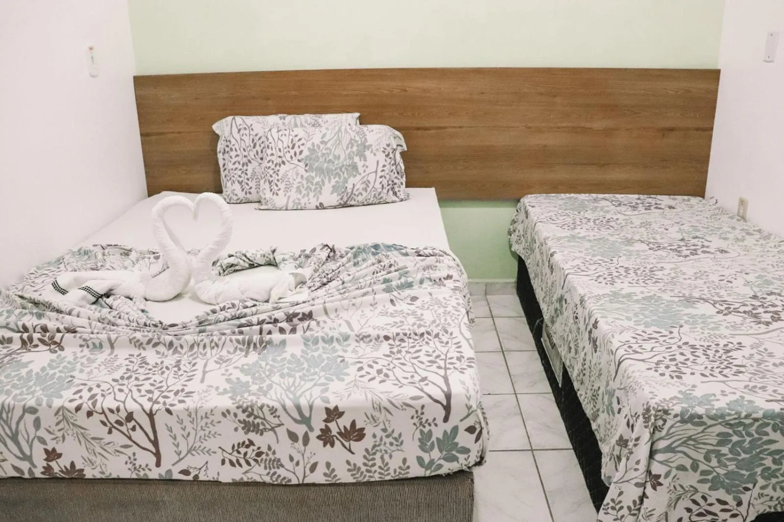 Bed in Pousada Ilha Bela