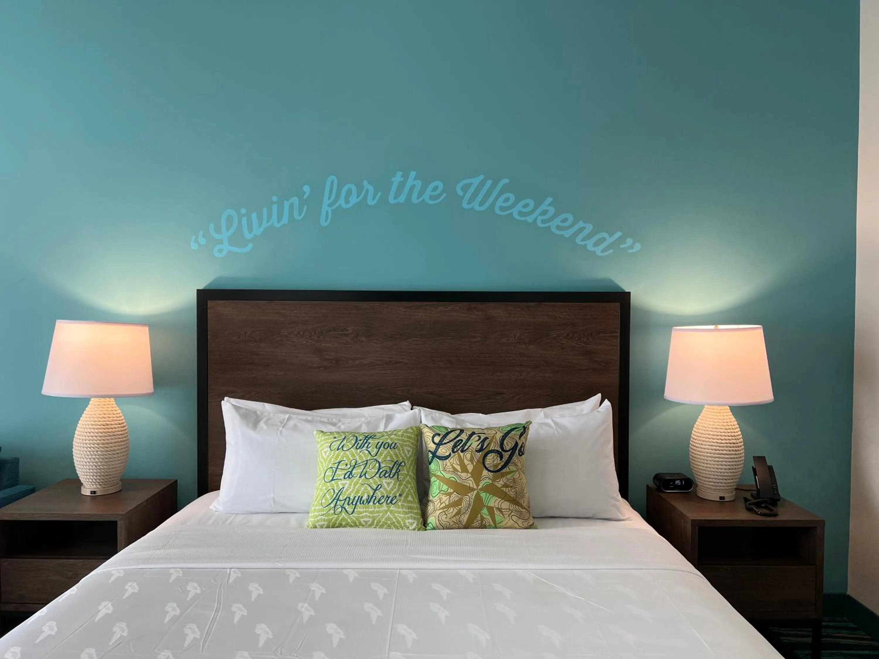 Bed in The Lodge at Camp Margaritaville